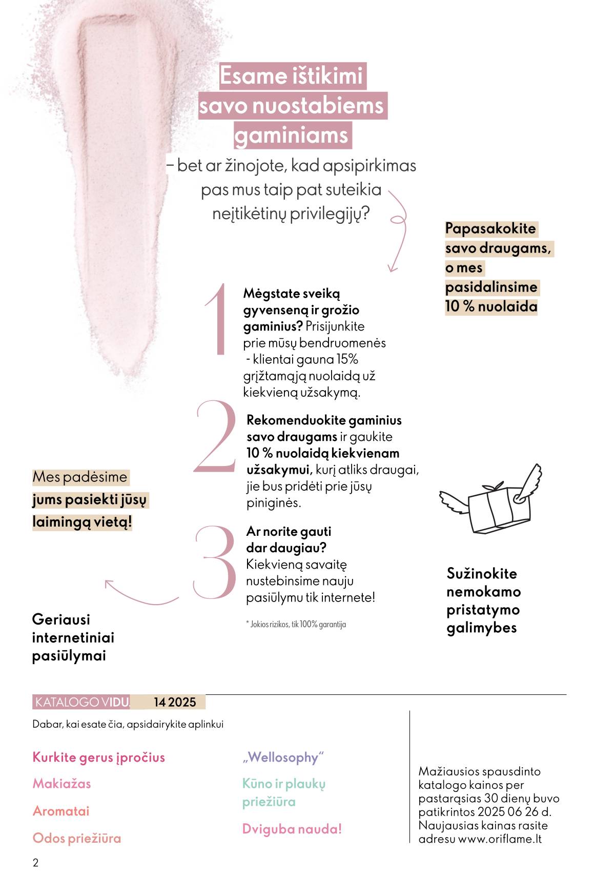 Oriflame - Oriflame akcijų katalogas 2 puslapis