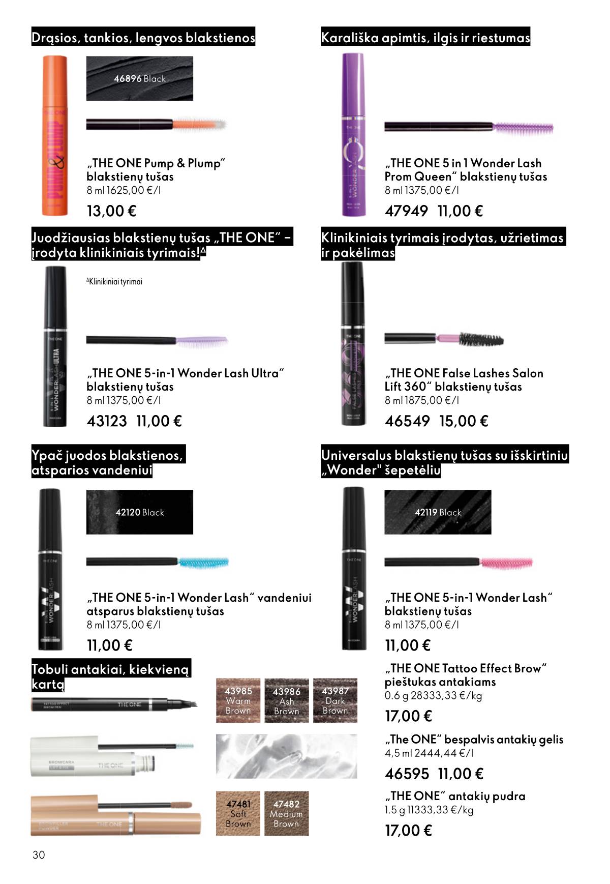 Oriflame - Oriflame akcijų katalogas 30 puslapis