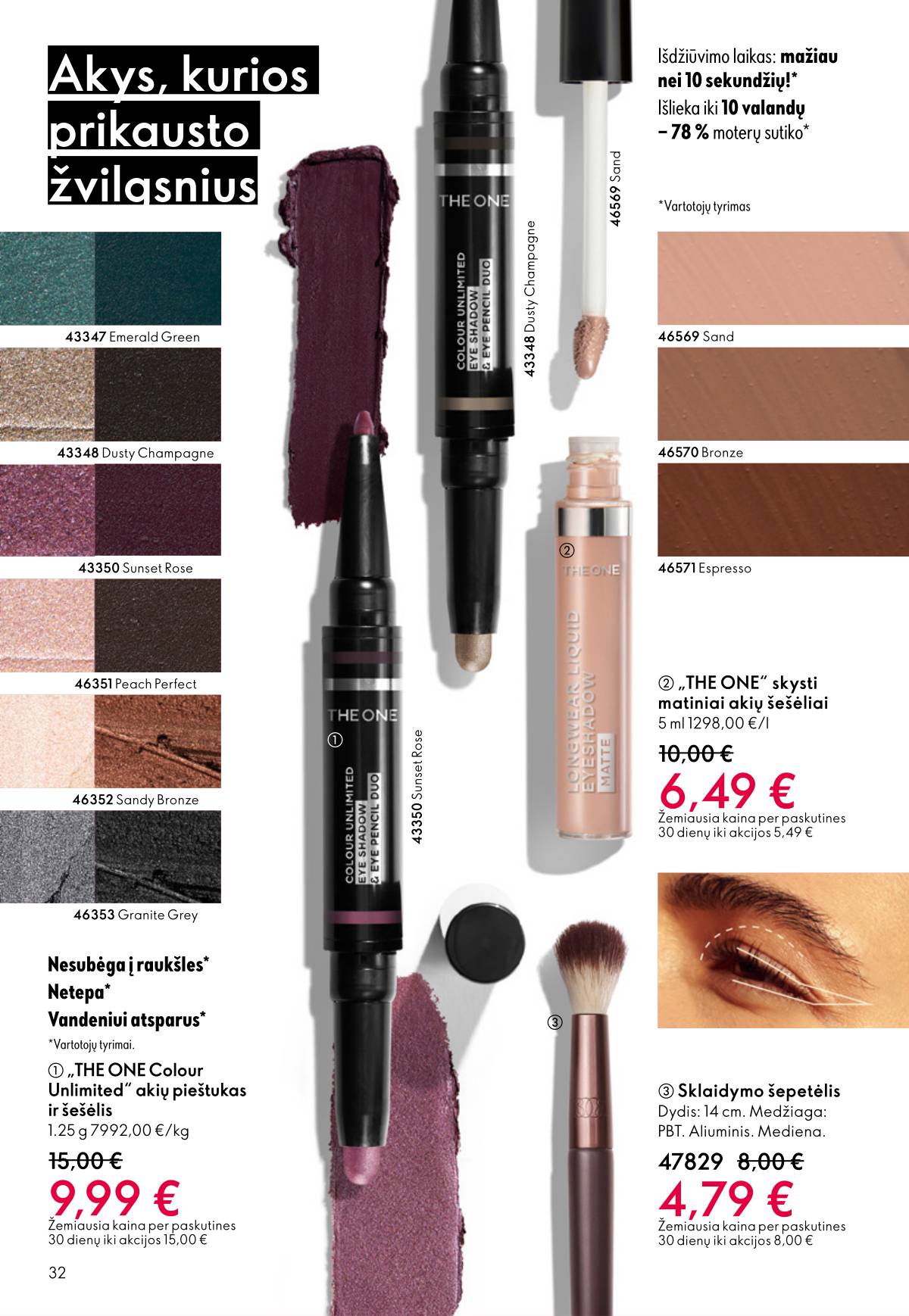 Oriflame - Oriflame akcijų katalogas 32 puslapis