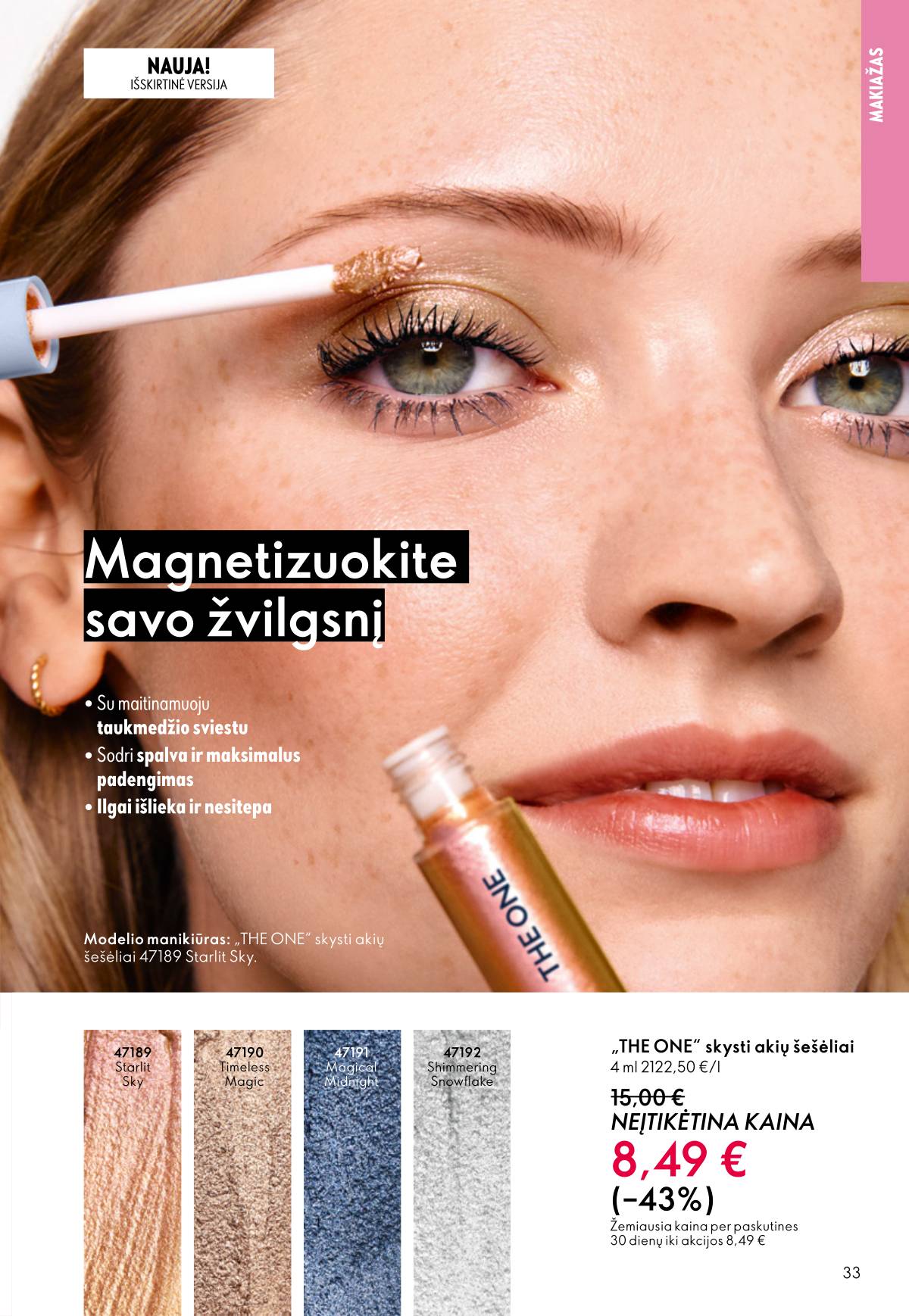 Oriflame - Oriflame akcijų katalogas 33 puslapis