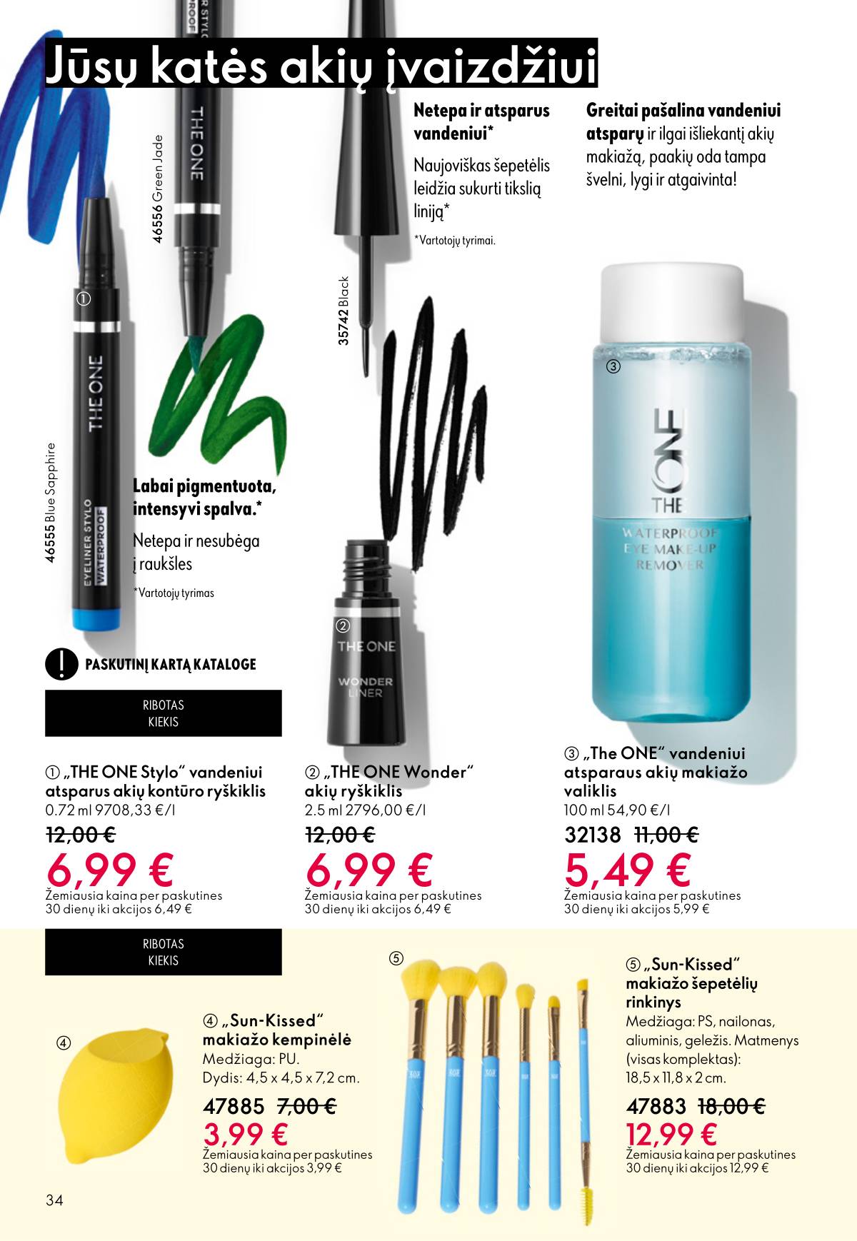 Oriflame - Oriflame akcijų katalogas 34 puslapis