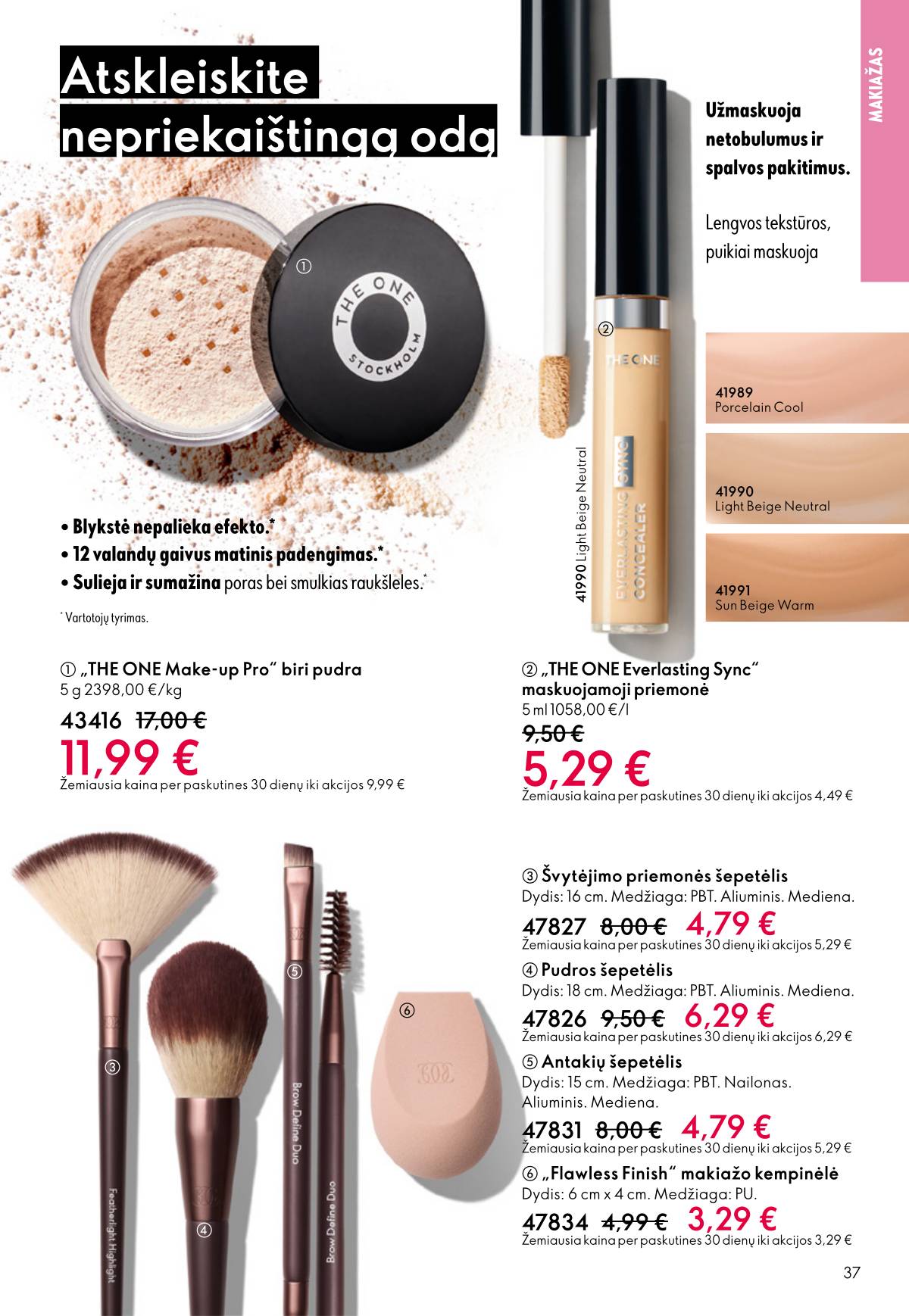 Oriflame - Oriflame akcijų katalogas 37 puslapis