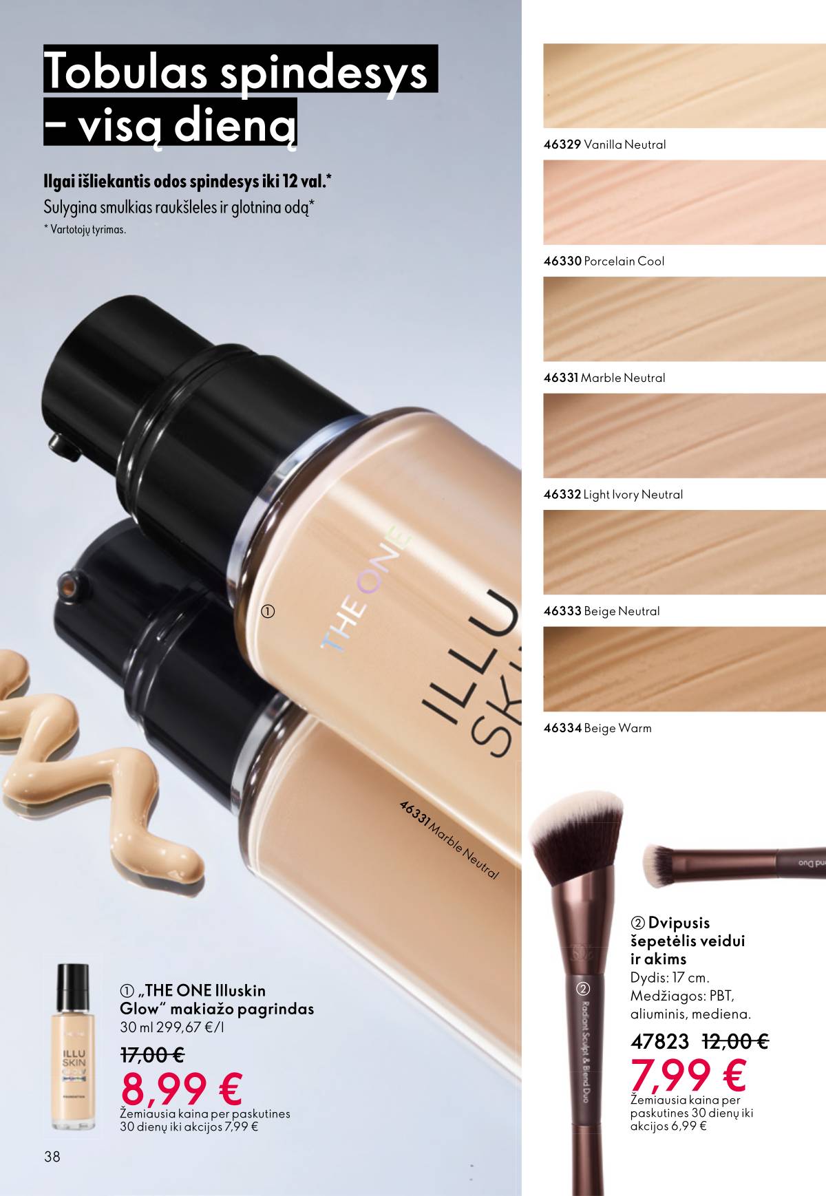 Oriflame - Oriflame akcijų katalogas 38 puslapis