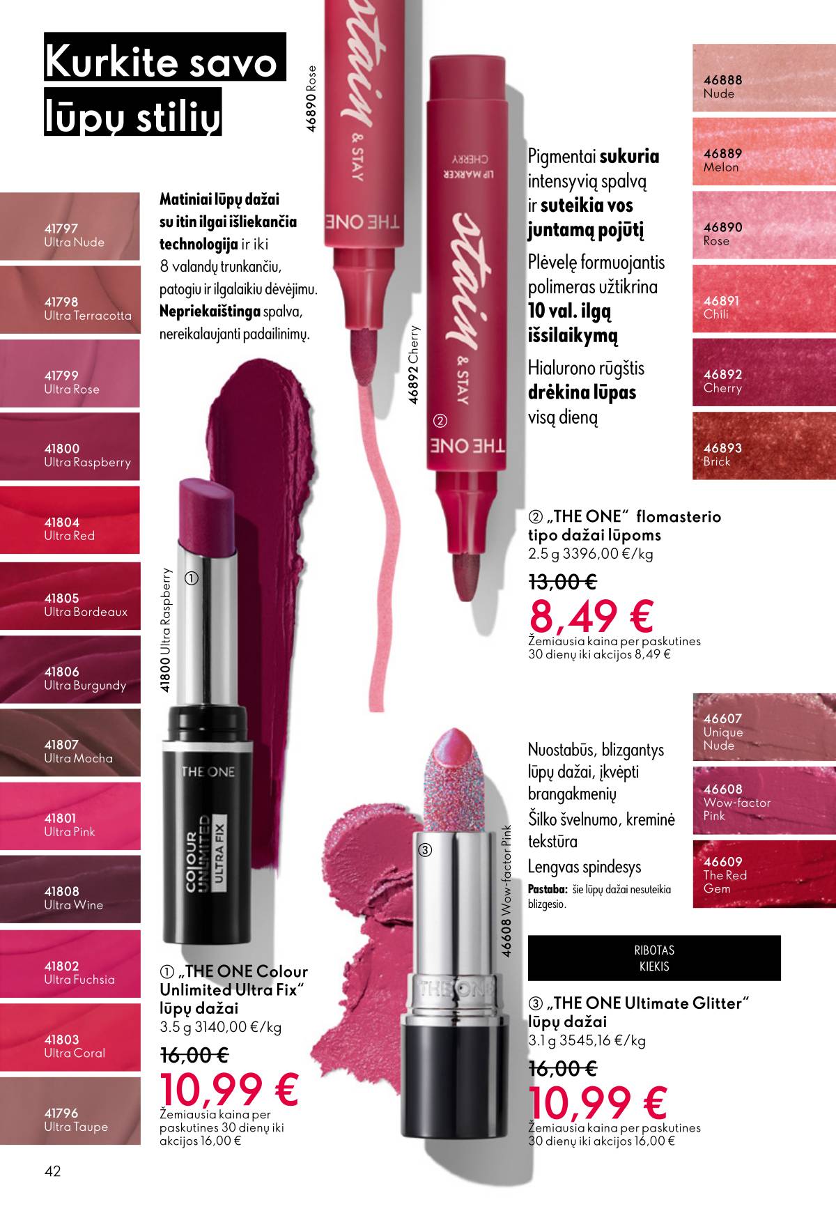 Oriflame - Oriflame akcijų katalogas 42 puslapis