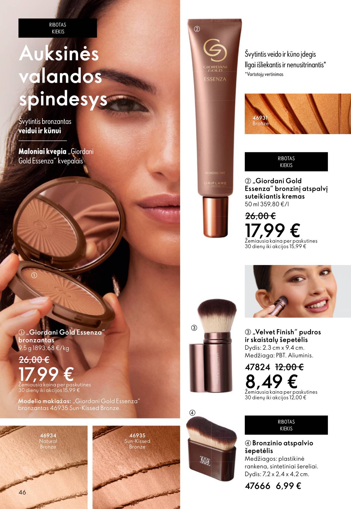 Oriflame - Oriflame akcijų katalogas 46 puslapis