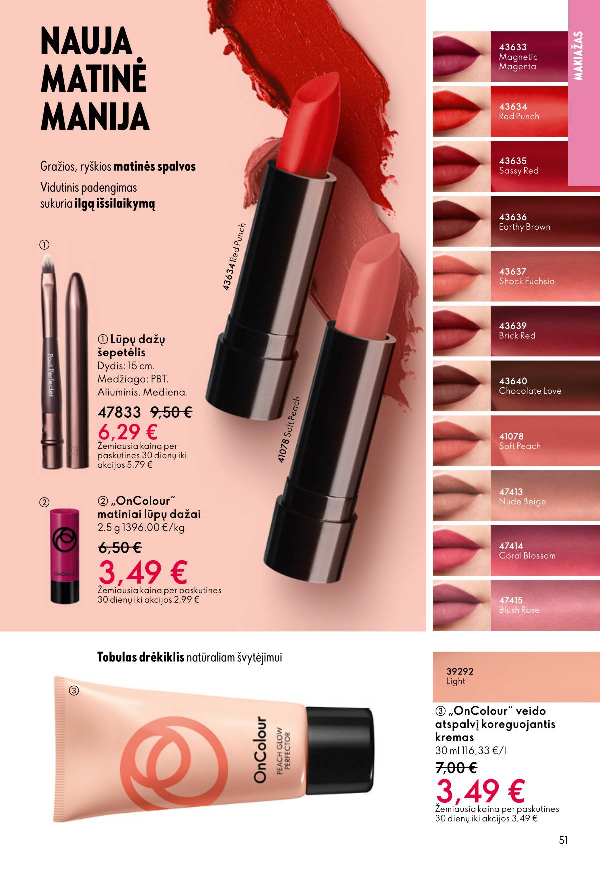 Oriflame - Oriflame akcijų katalogas 51 puslapis