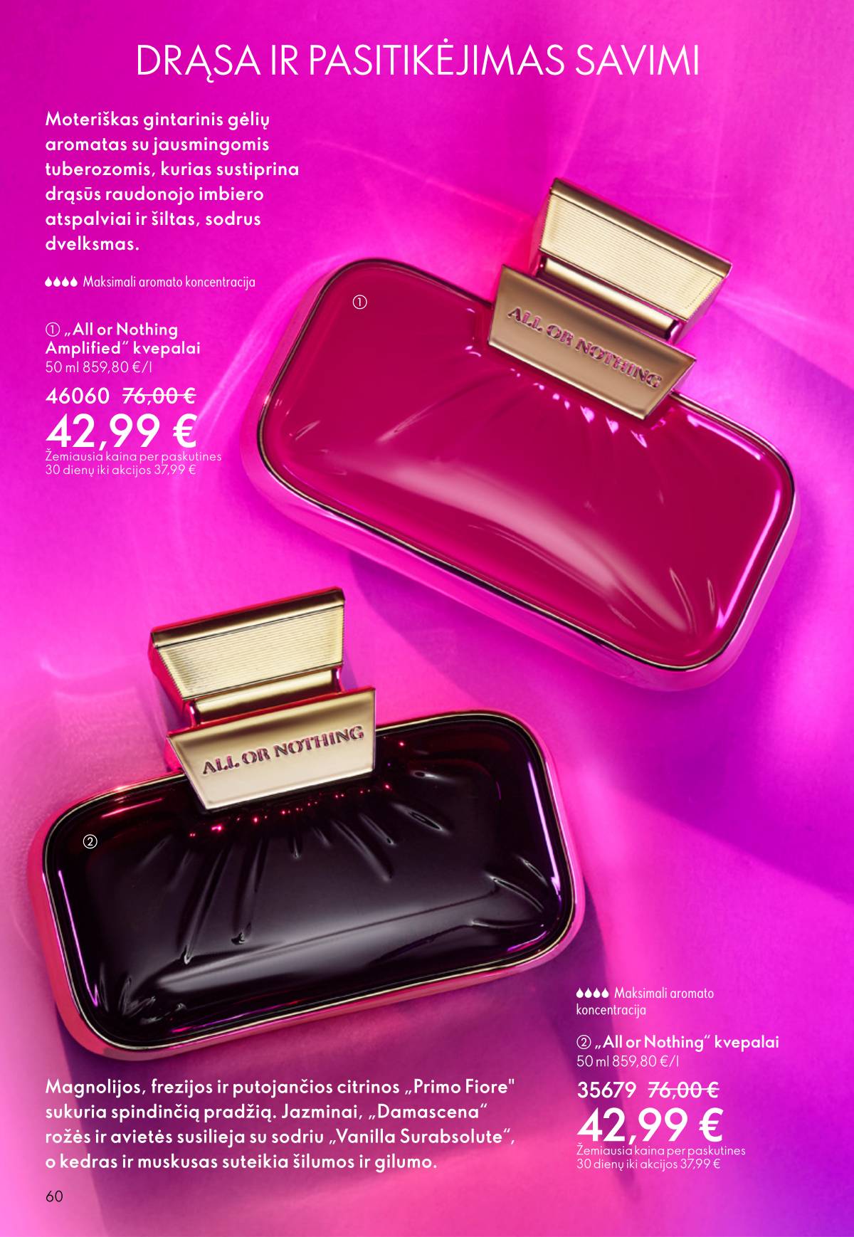 Oriflame - Oriflame akcijų katalogas 60 puslapis
