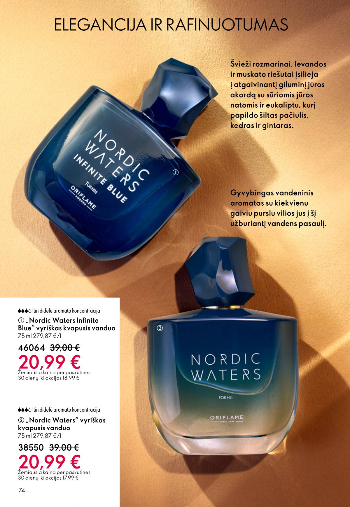 Oriflame - Oriflame akcijų katalogas 74 puslapis