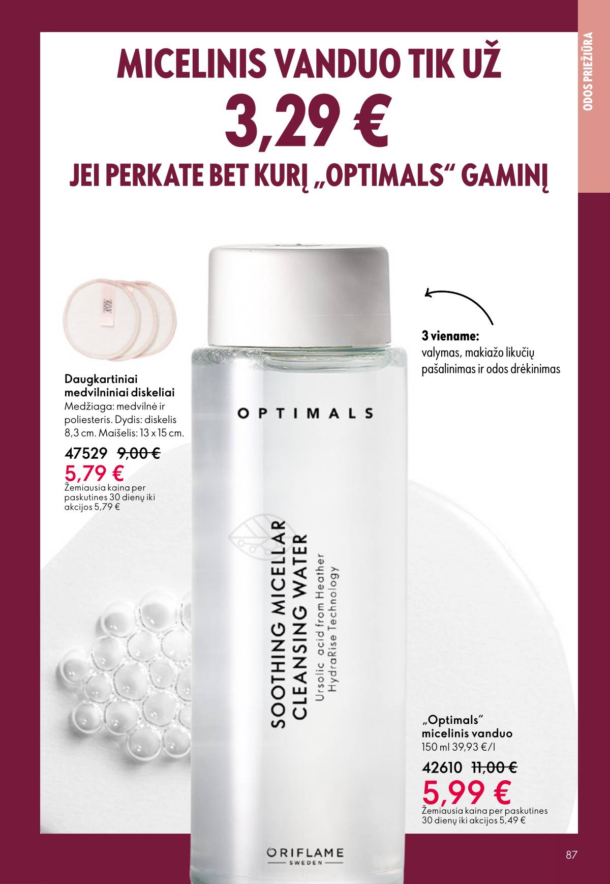 Oriflame - Oriflame akcijų katalogas 87 puslapis