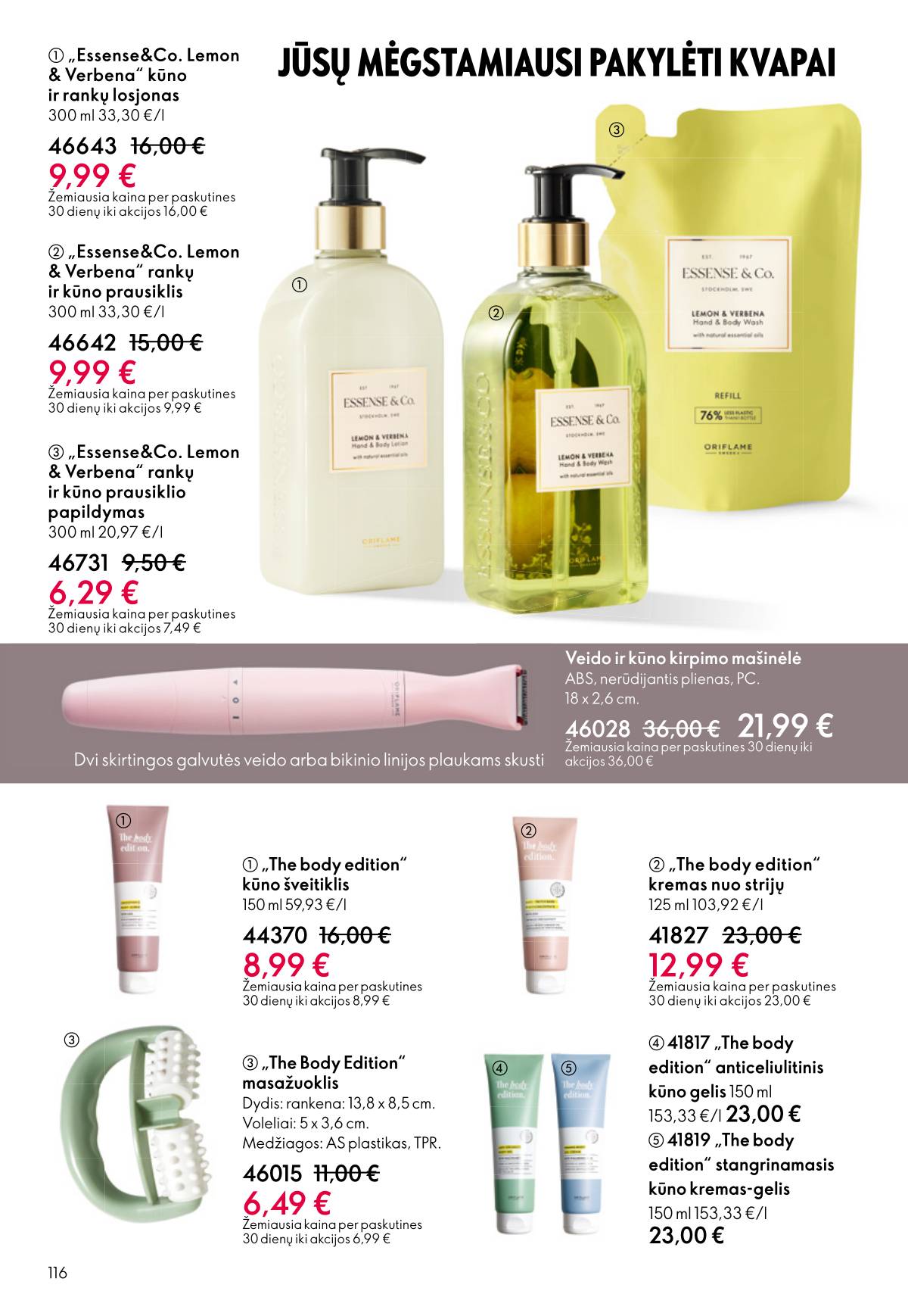 Oriflame - Oriflame akcijų katalogas 116 puslapis