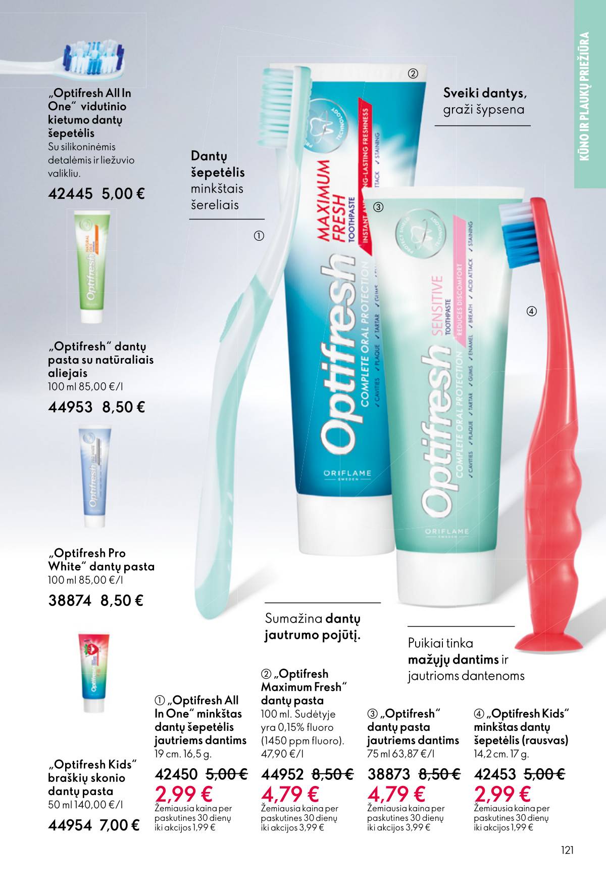 Oriflame - Oriflame akcijų katalogas 121 puslapis