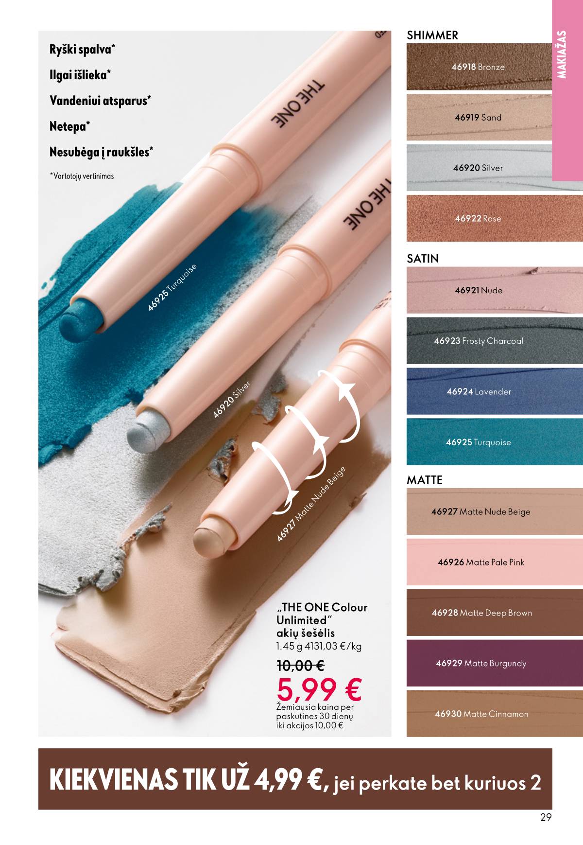 Oriflame - Oriflame akcijų katalogas 29 puslapis