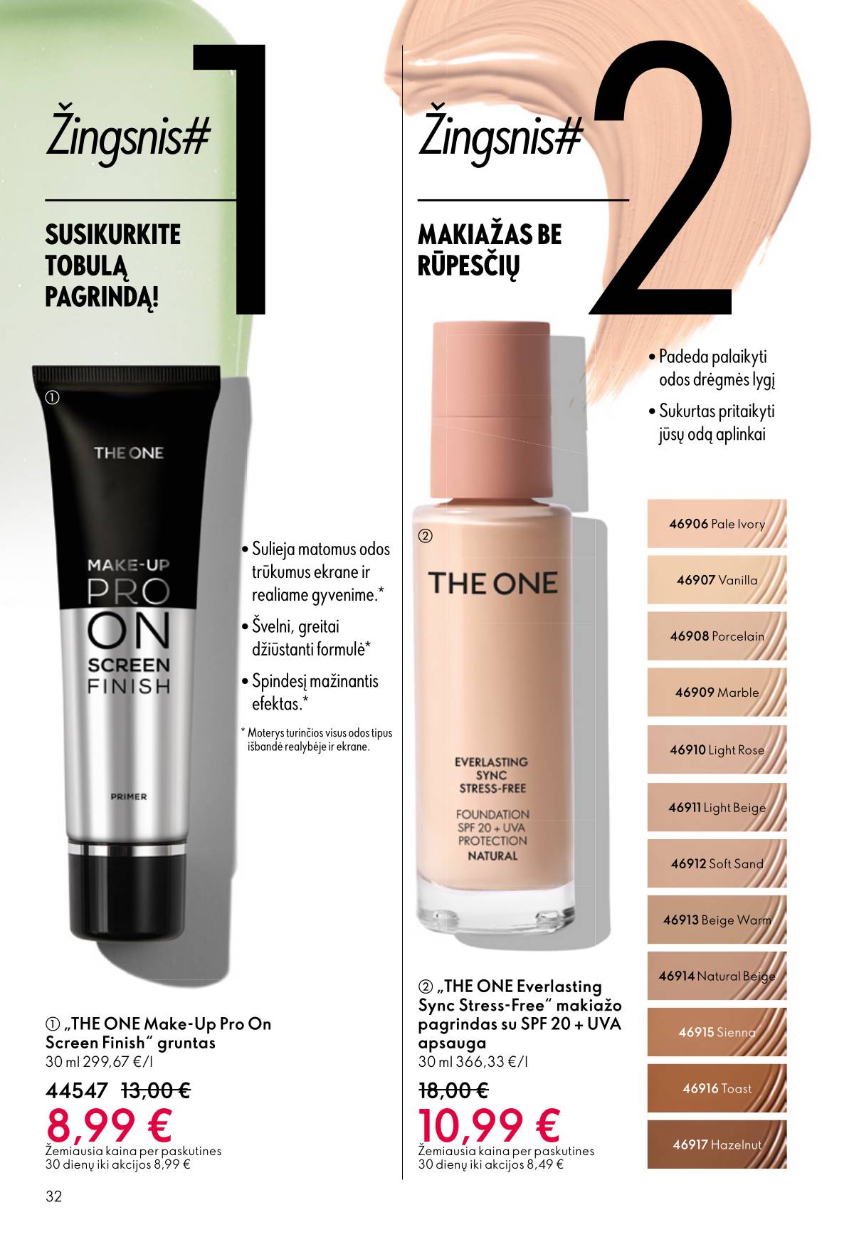 Oriflame - Oriflame akcijų katalogas 32 puslapis