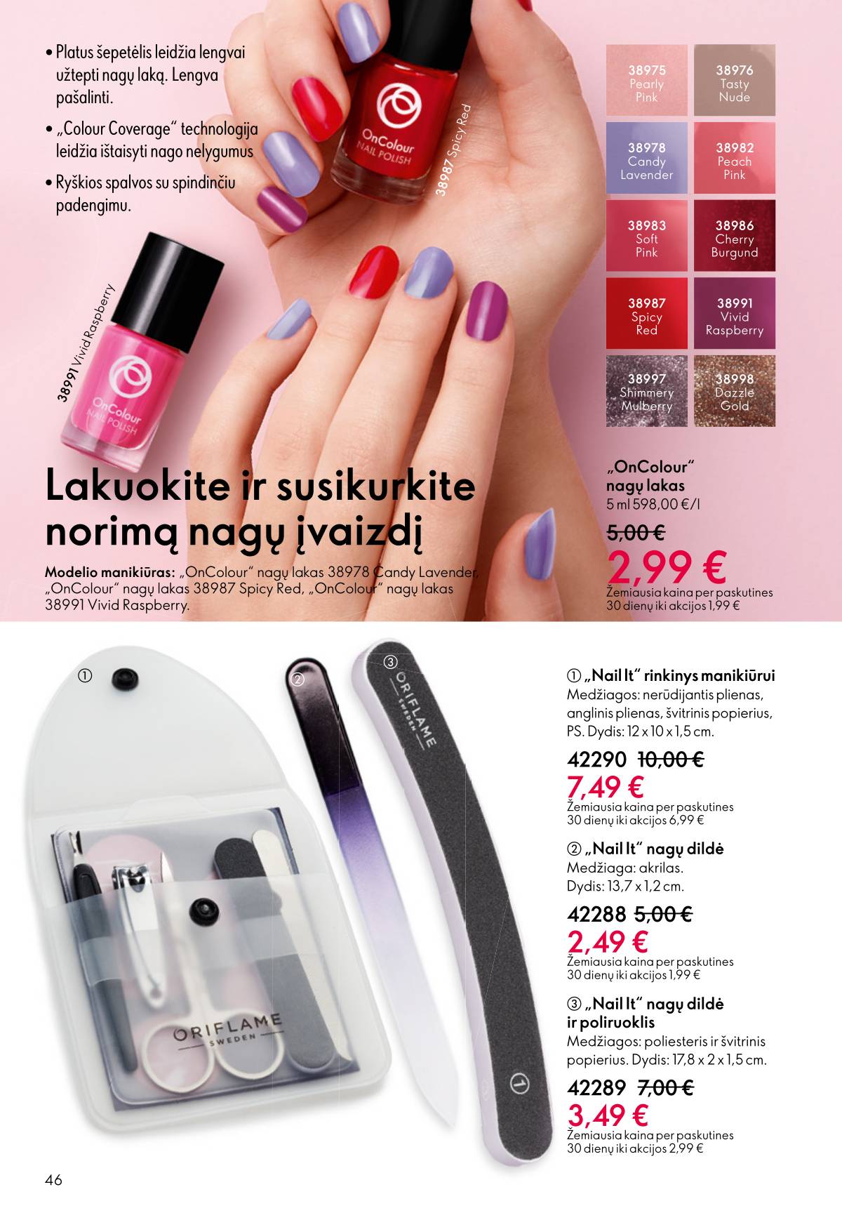 Oriflame - Oriflame akcijų katalogas 46 puslapis