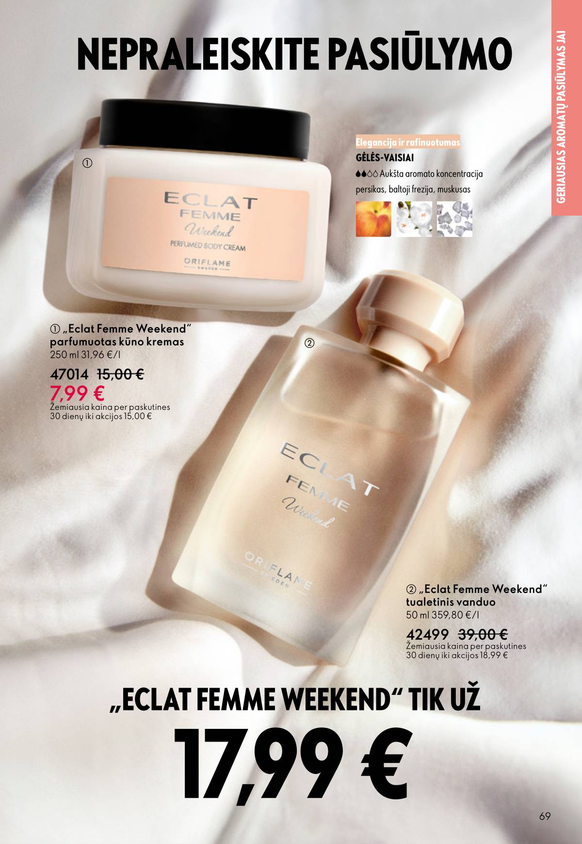 Oriflame - Oriflame akcijų katalogas 69 puslapis