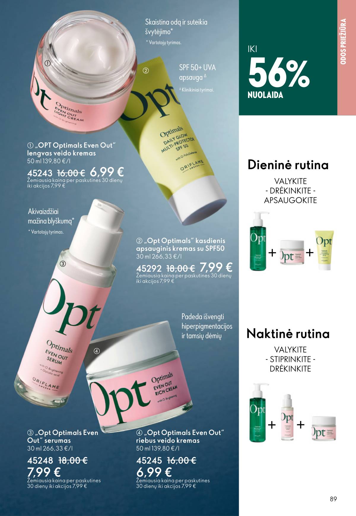 Oriflame - Oriflame akcijų katalogas 89 puslapis