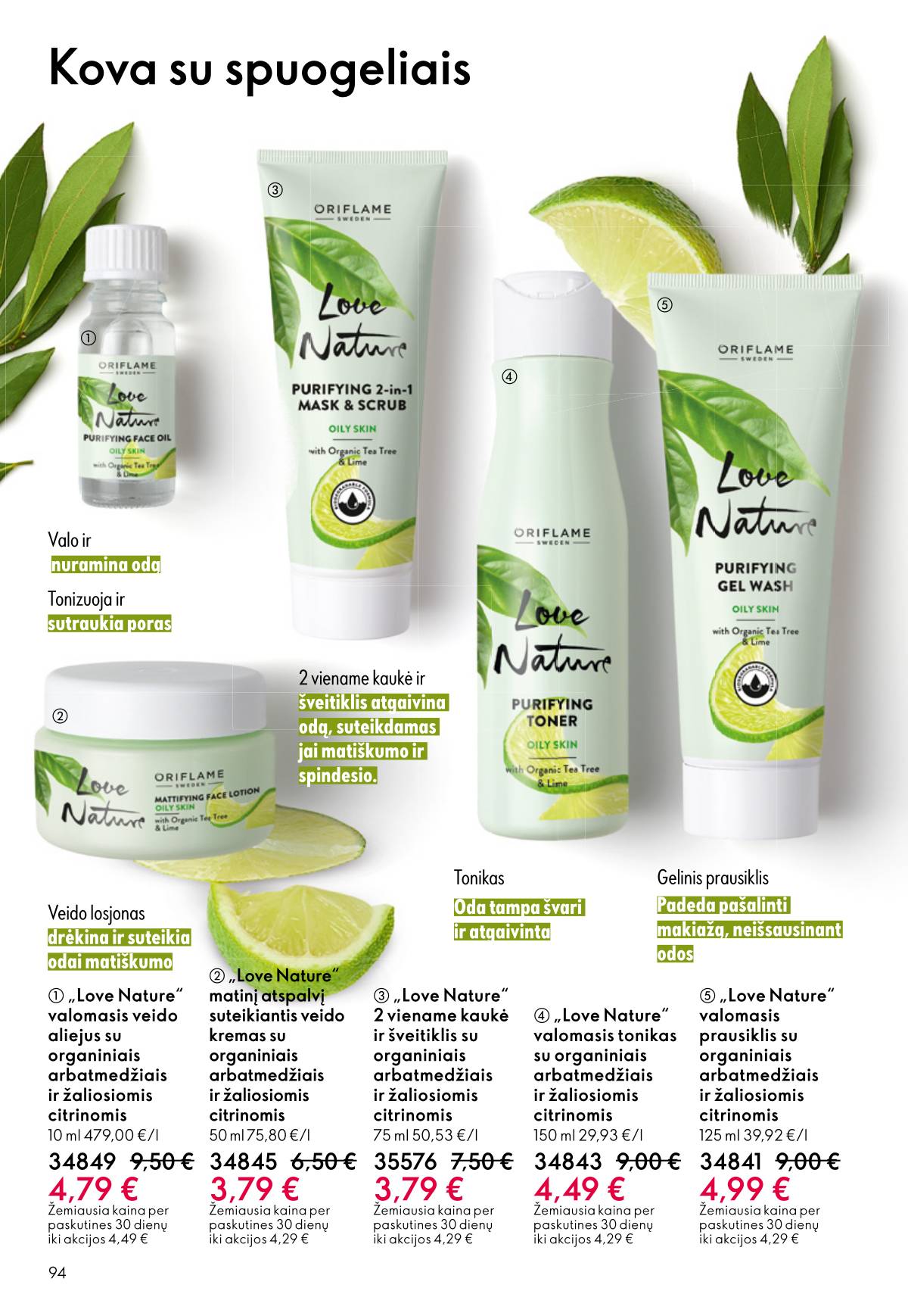 Oriflame - Oriflame akcijų katalogas 94 puslapis