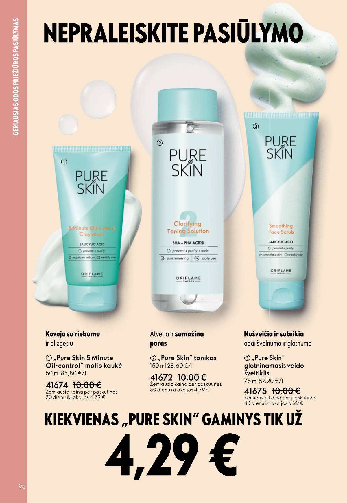 Oriflame - Oriflame akcijų katalogas 96 puslapis