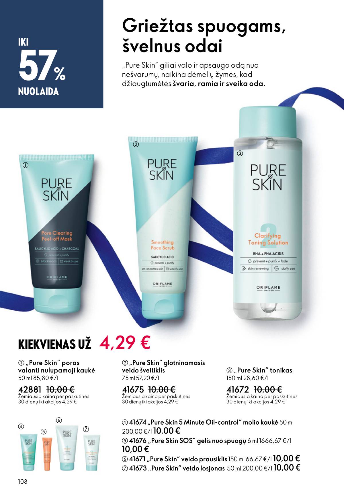 Oriflame - Oriflame akcijų katalogas 108 puslapis