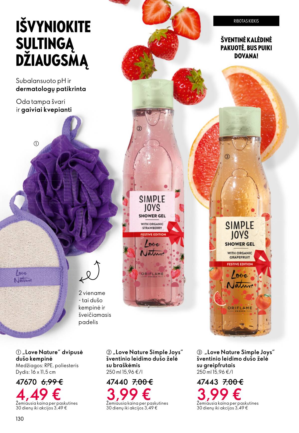 Oriflame - Oriflame akcijų katalogas 130 puslapis