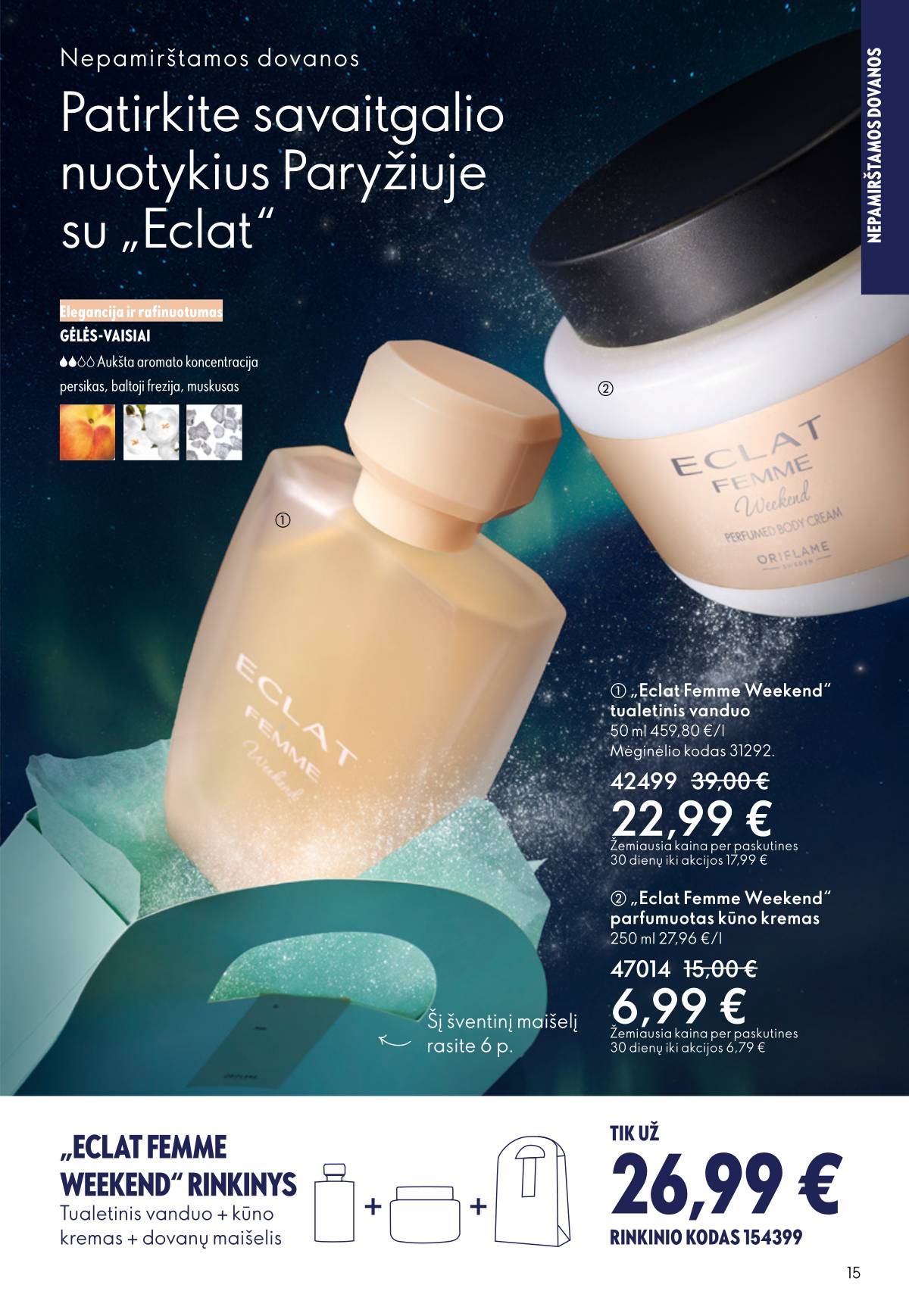 Oriflame - Oriflame akcijų katalogas 15 puslapis