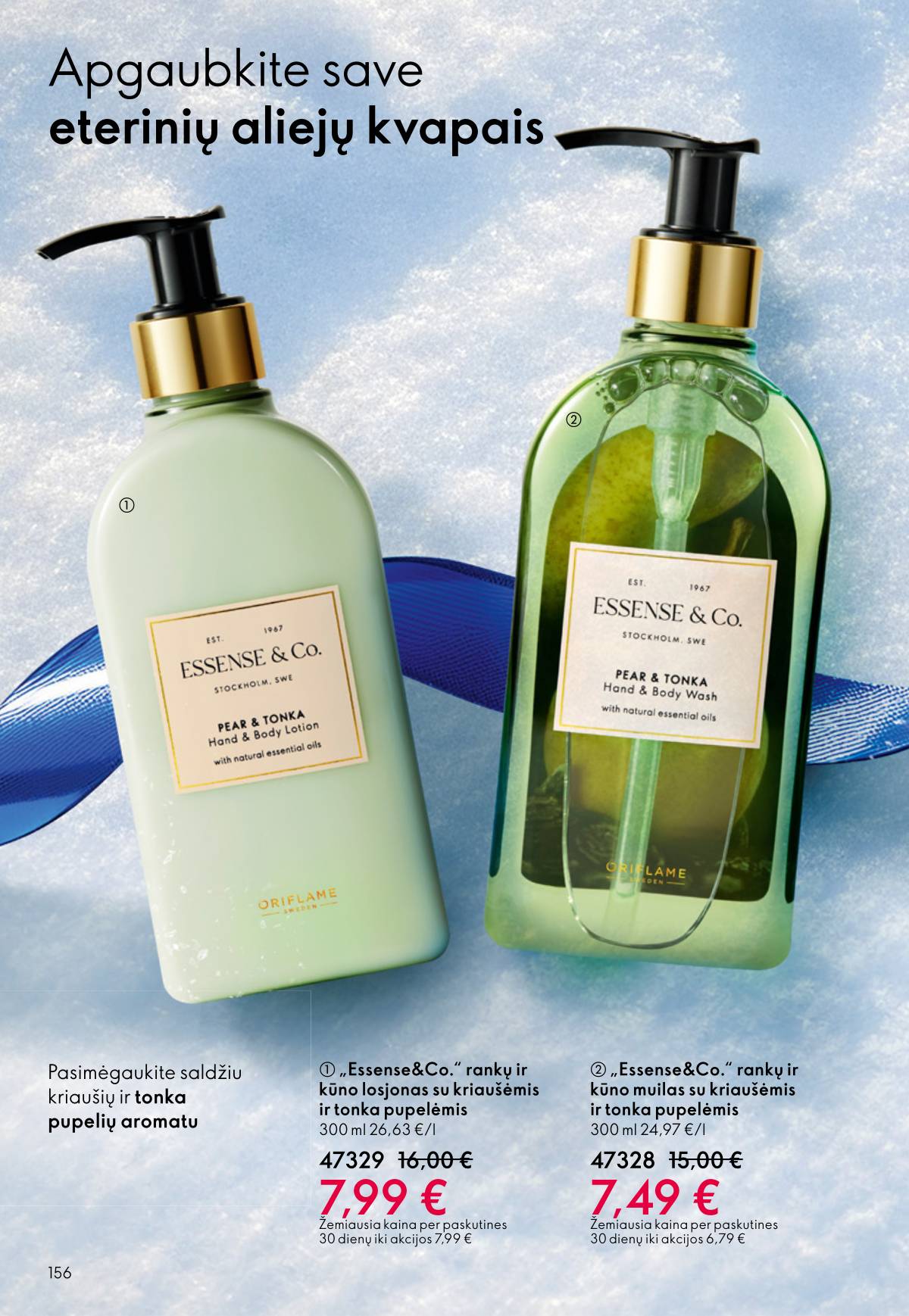 Oriflame - Oriflame akcijų katalogas 156 puslapis