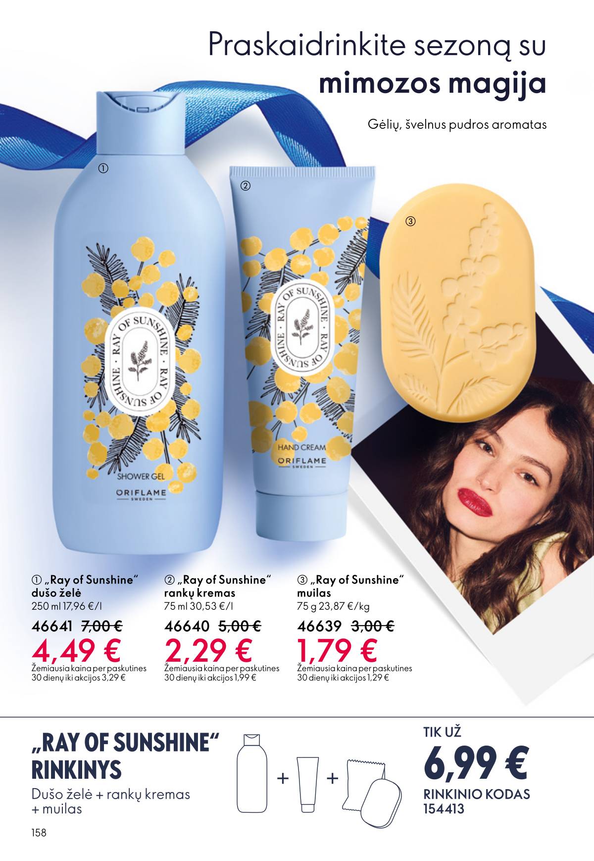 Oriflame - Oriflame akcijų katalogas 158 puslapis