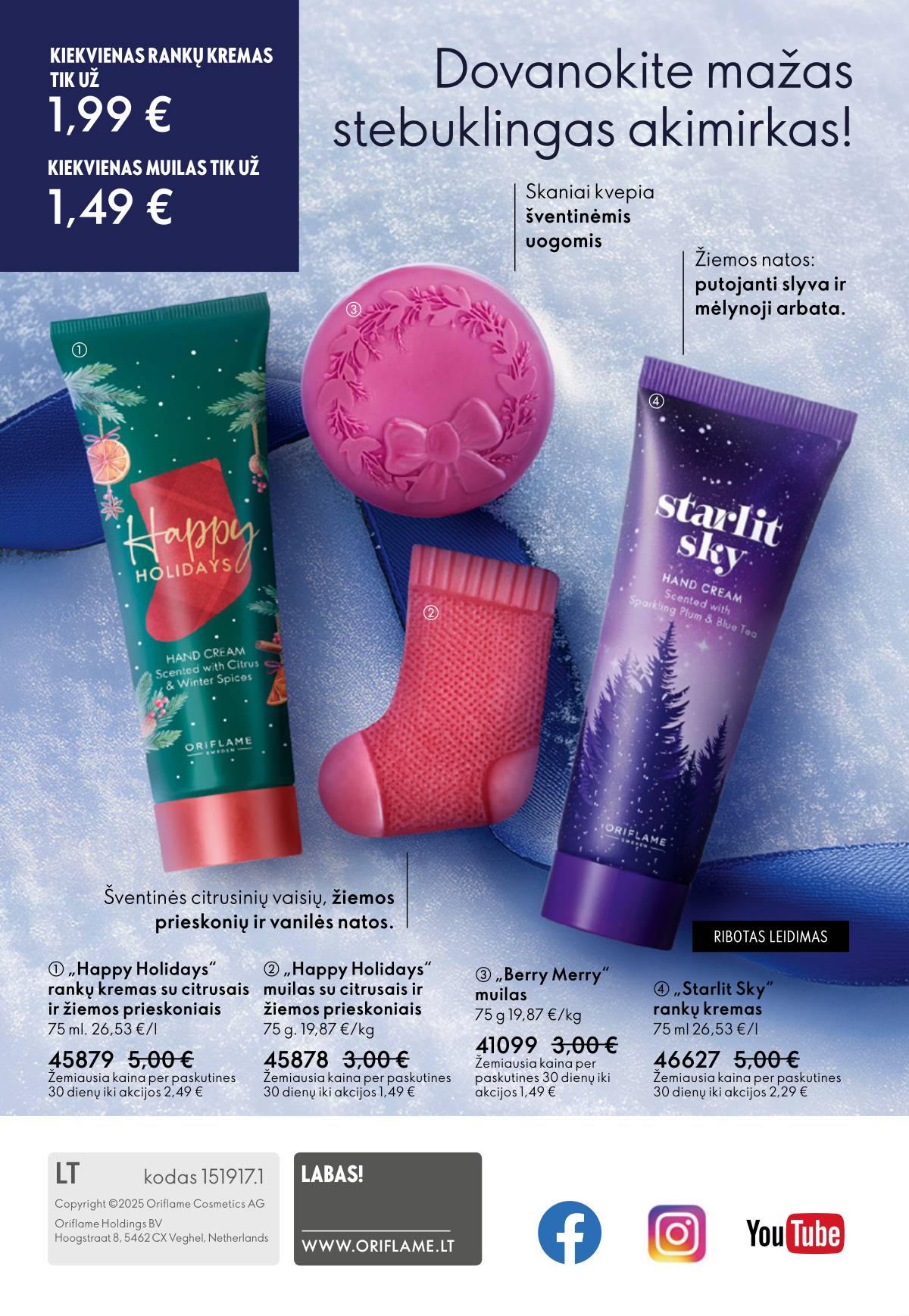 Oriflame - Oriflame akcijų katalogas 164 puslapis
