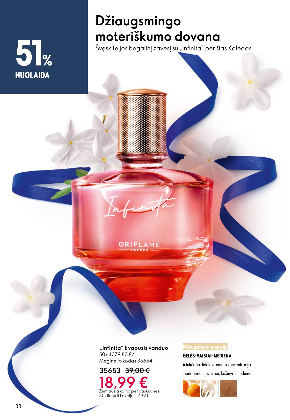 Oriflame - Oriflame akcijų katalogas 38 puslapis