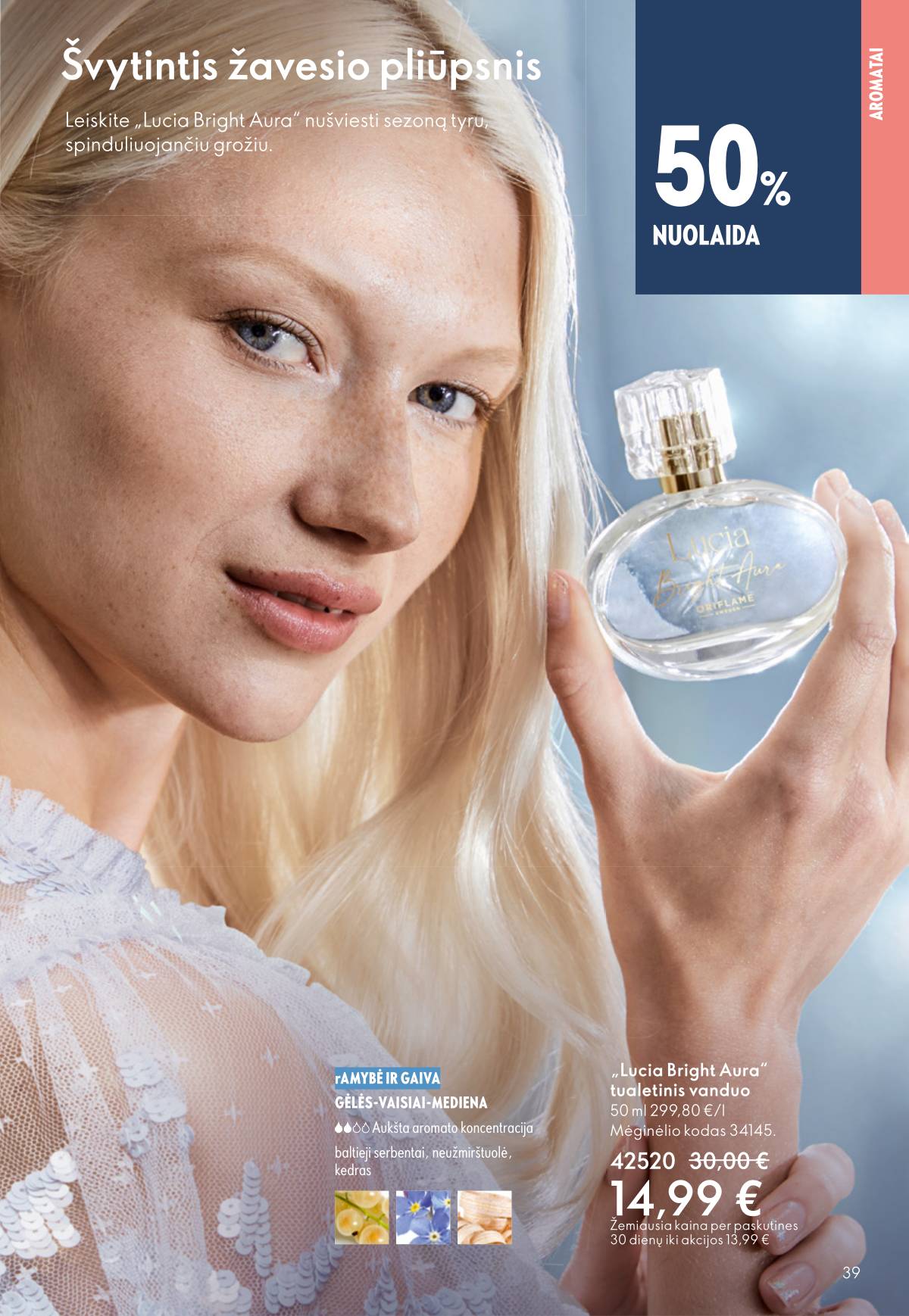 Oriflame - Oriflame akcijų katalogas 39 puslapis