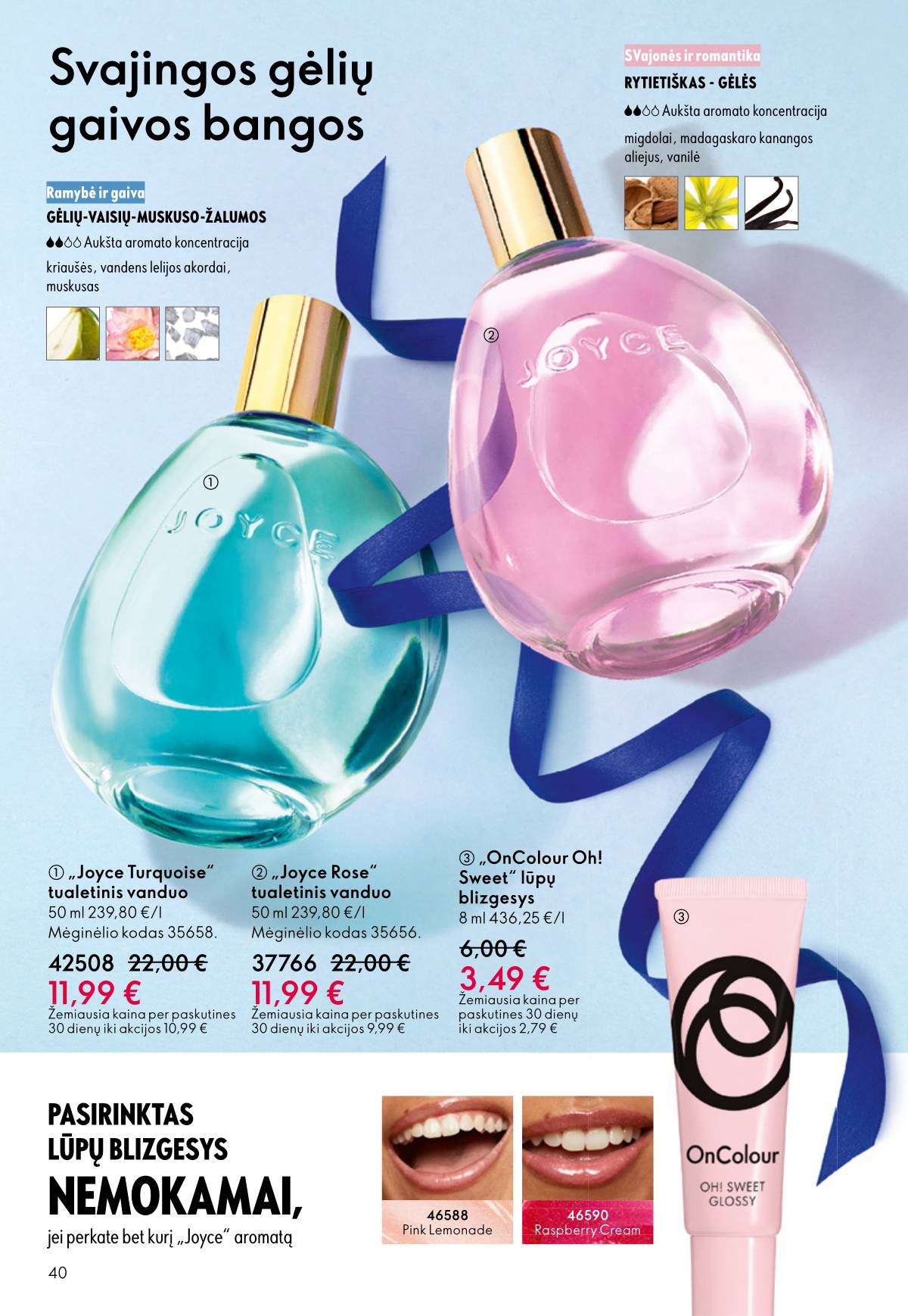 Oriflame - Oriflame akcijų katalogas 40 puslapis