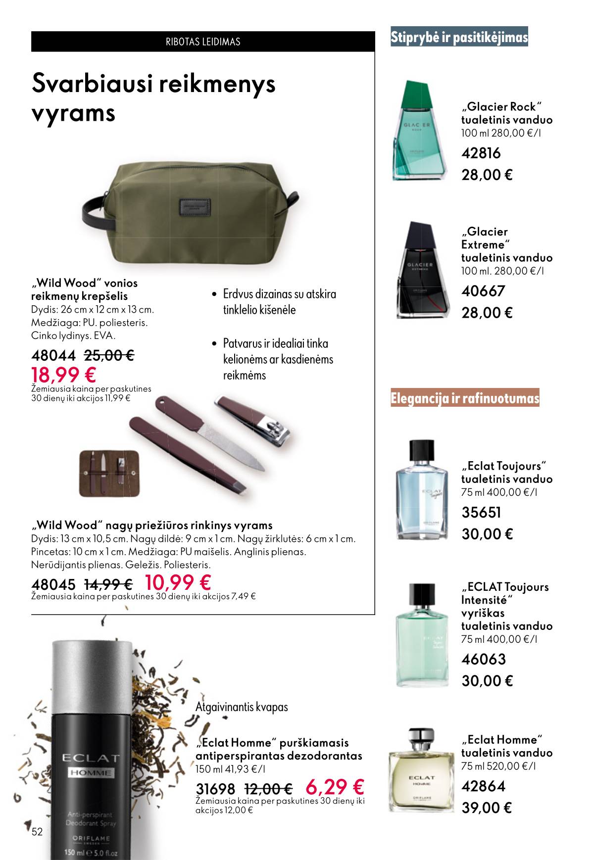 Oriflame - Oriflame akcijų katalogas 52 puslapis