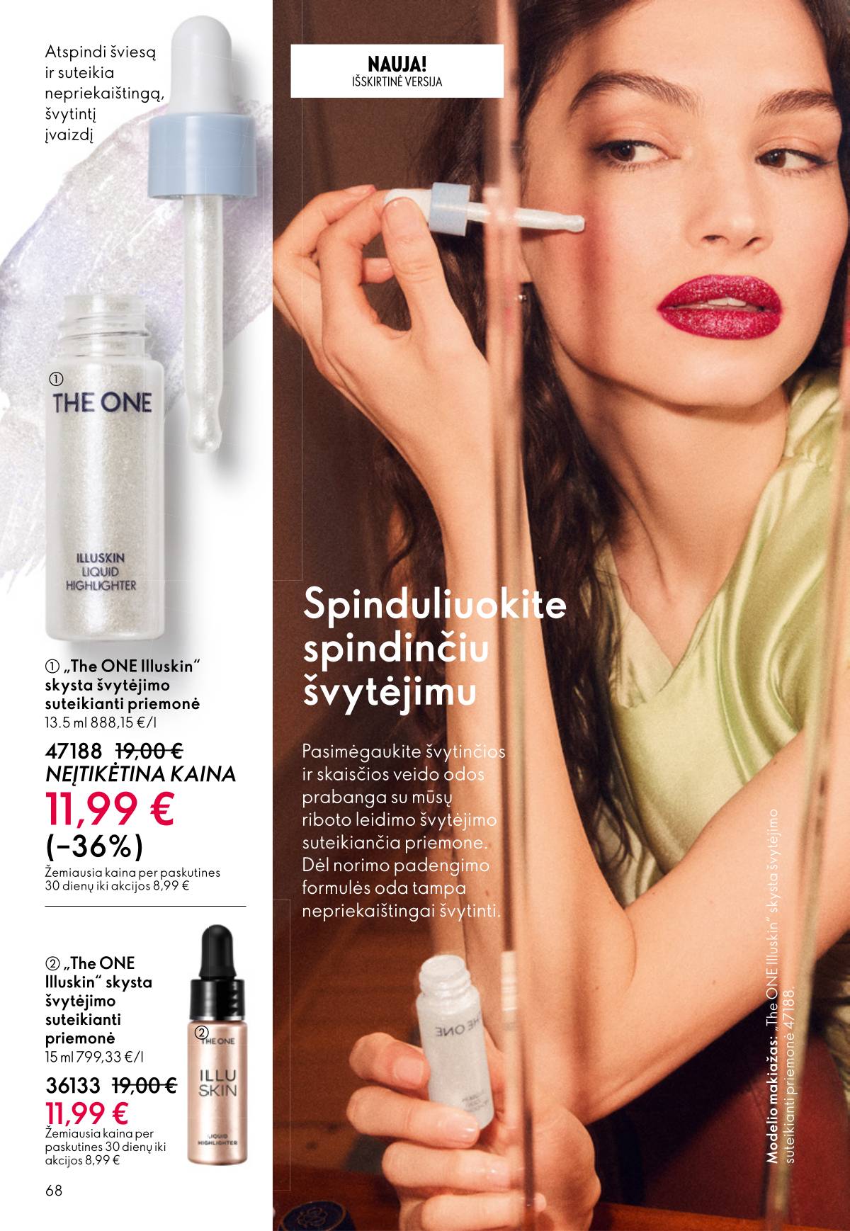 Oriflame - Oriflame akcijų katalogas 68 puslapis