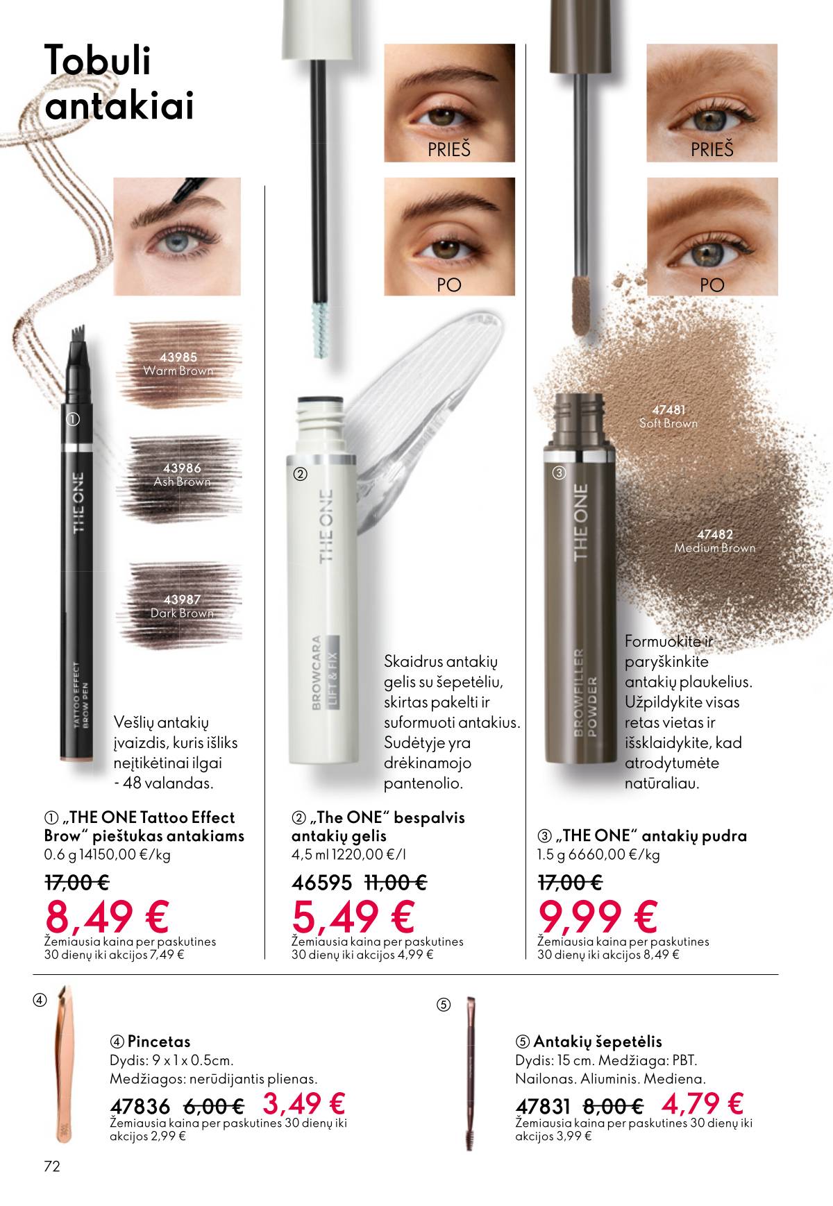 Oriflame - Oriflame akcijų katalogas 72 puslapis
