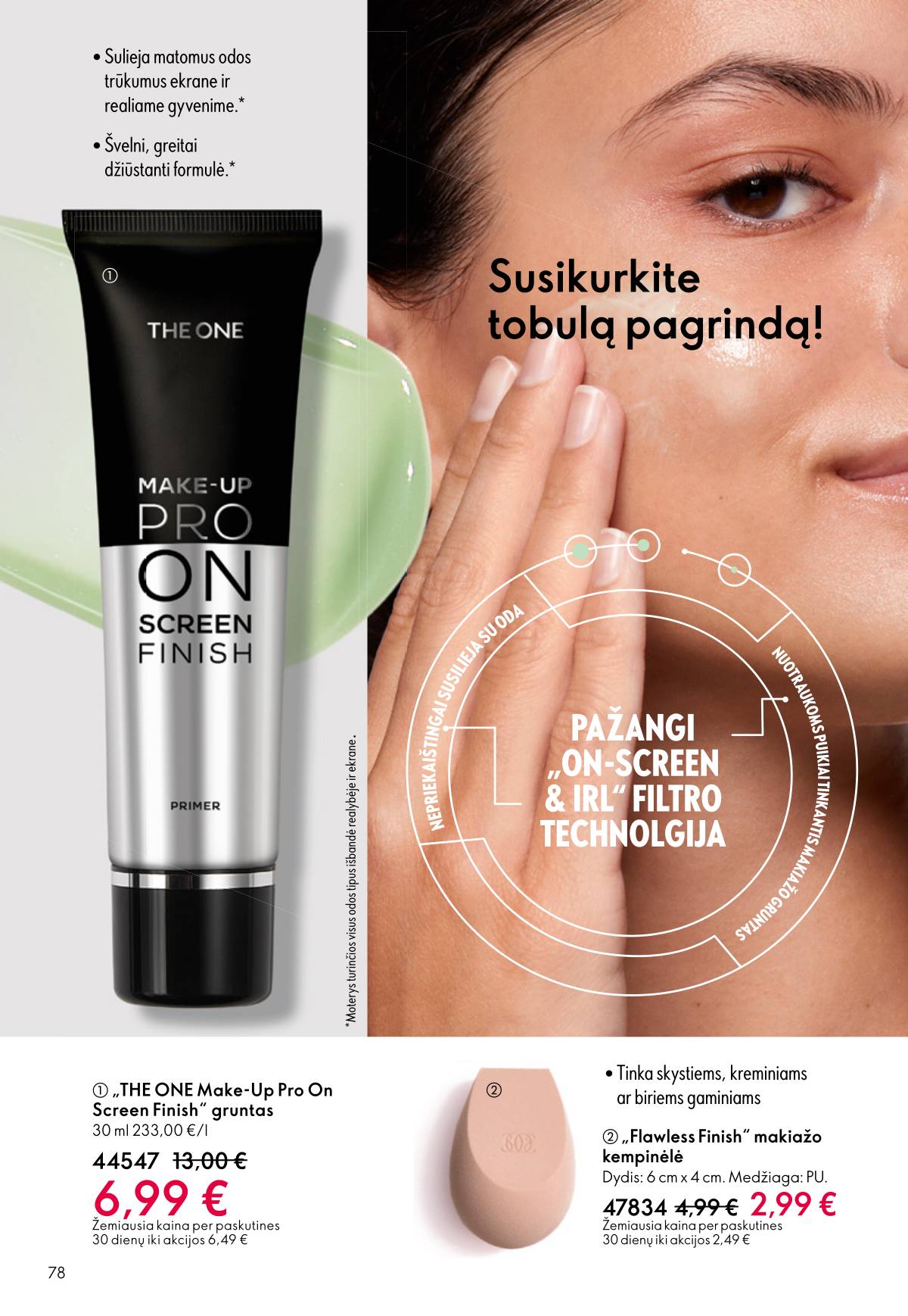 Oriflame - Oriflame akcijų katalogas 78 puslapis