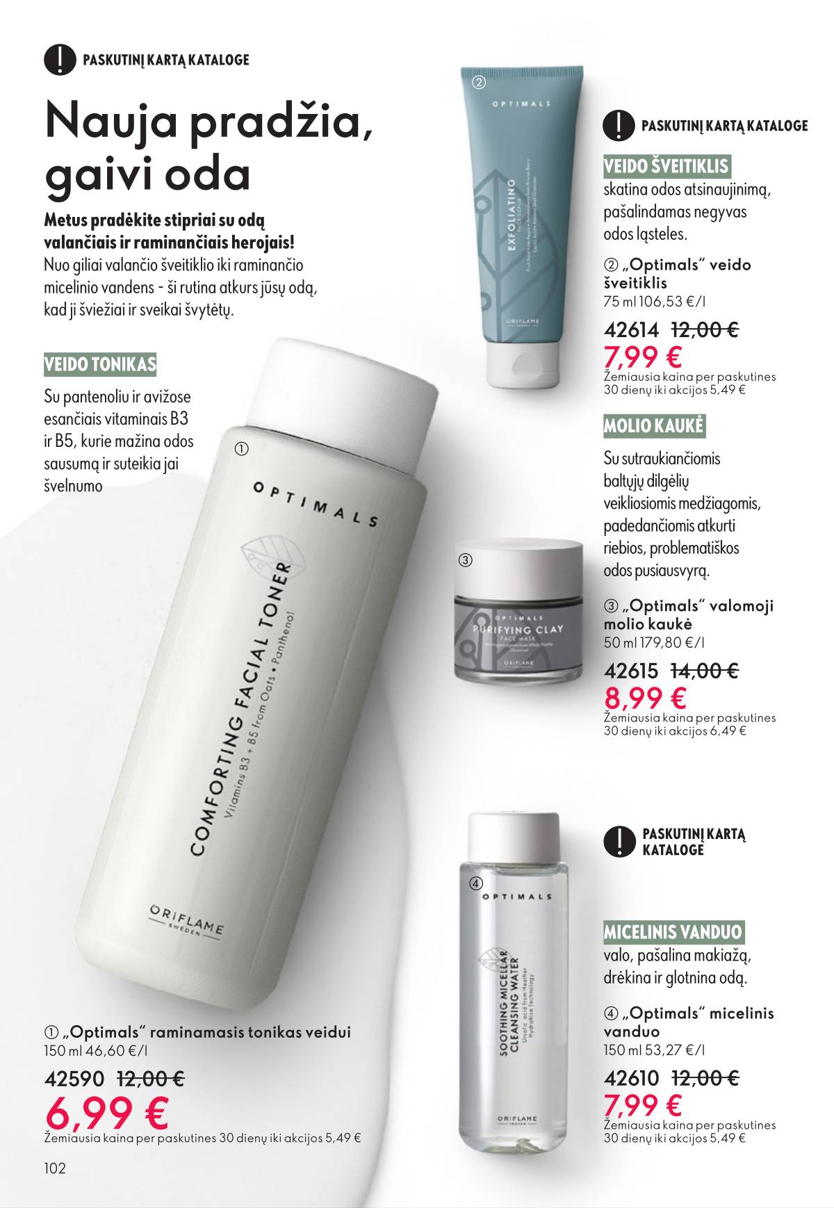 Oriflame - Oriflame akcijų katalogas 102 puslapis