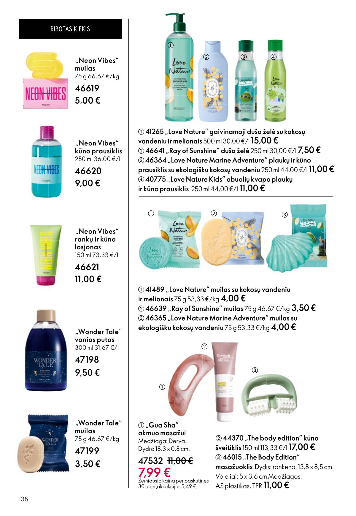 Oriflame - Oriflame akcijų katalogas 138 puslapis
