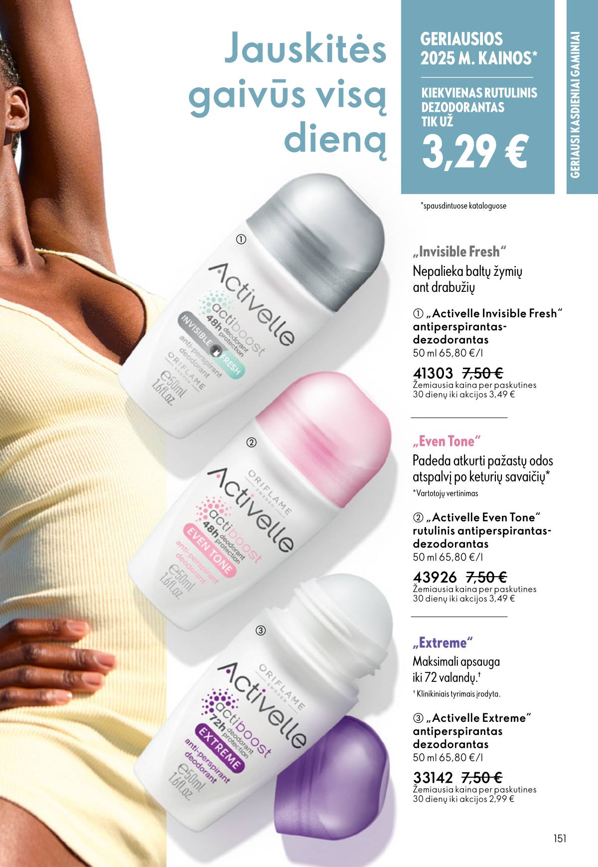 Oriflame - Oriflame akcijų katalogas 151 puslapis