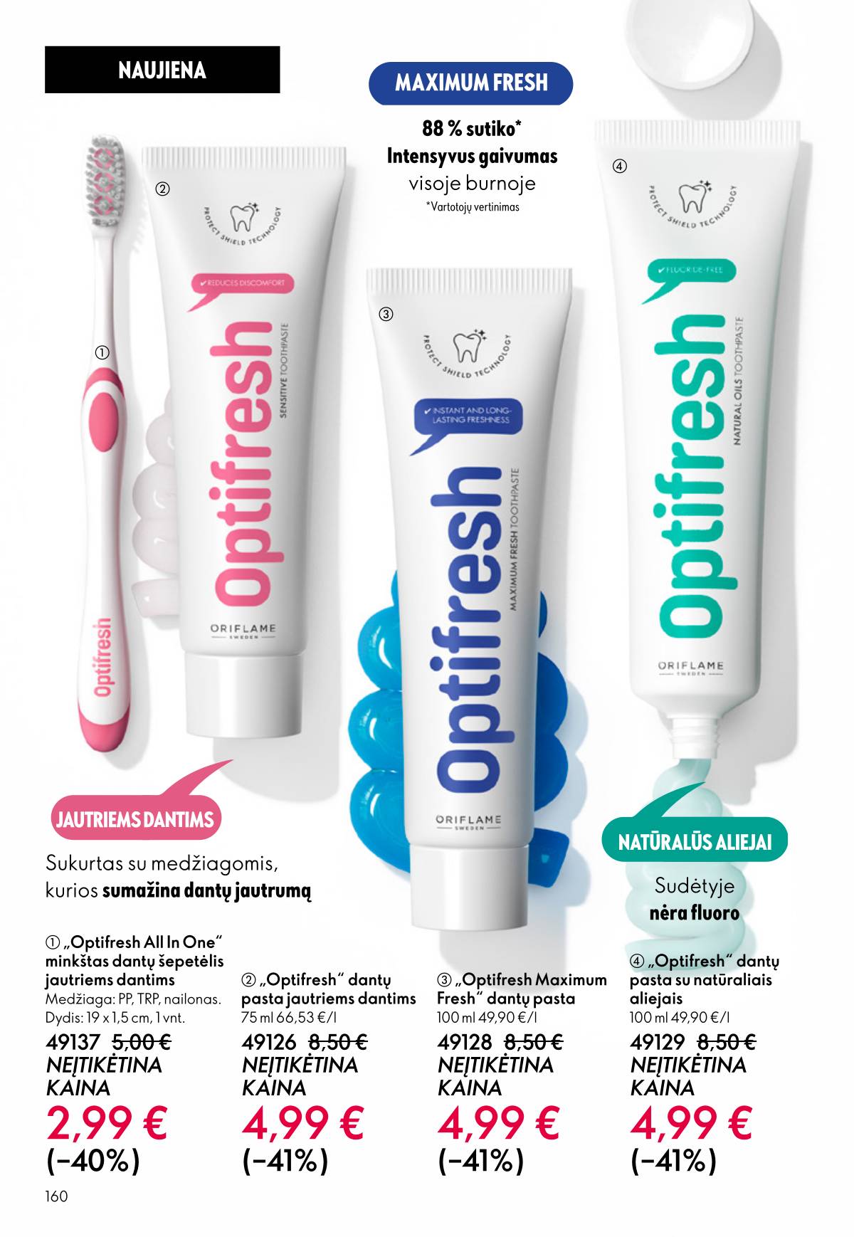 Oriflame - Oriflame akcijų katalogas 160 puslapis