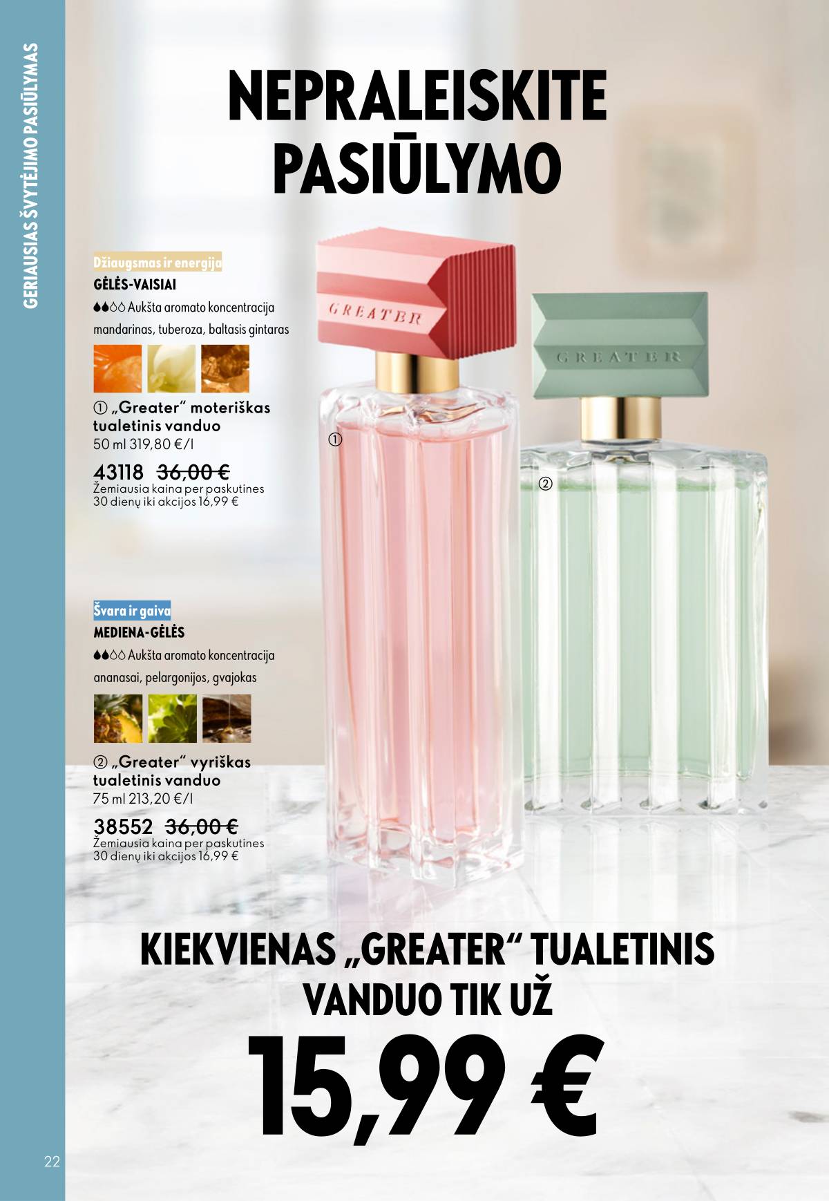 Oriflame - Oriflame akcijų katalogas 22 puslapis