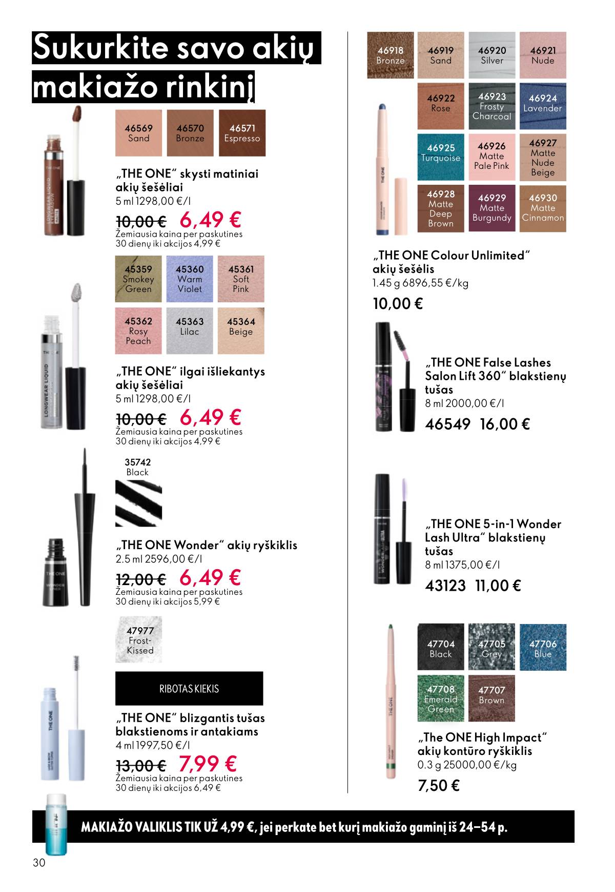 Oriflame - Oriflame akcijų katalogas 30 puslapis