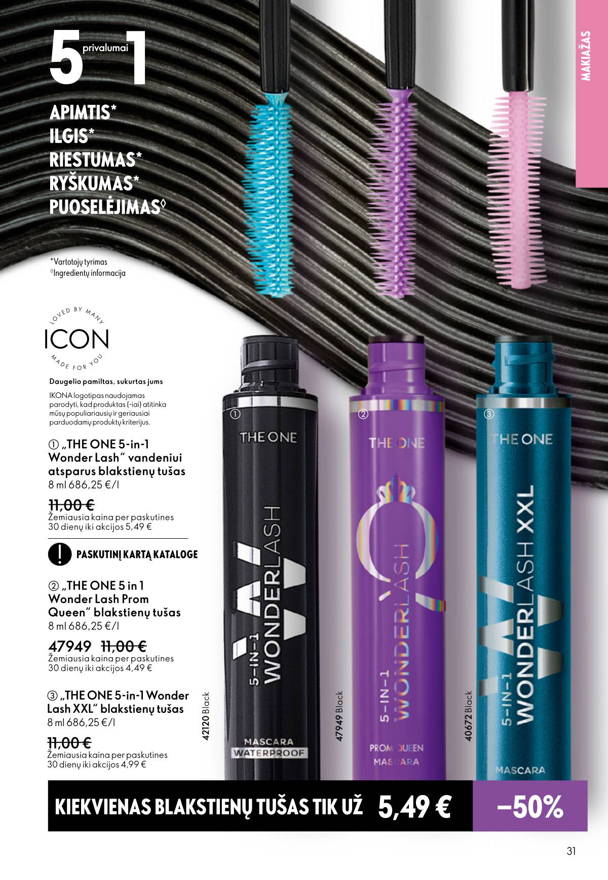 Oriflame - Oriflame akcijų katalogas 31 puslapis