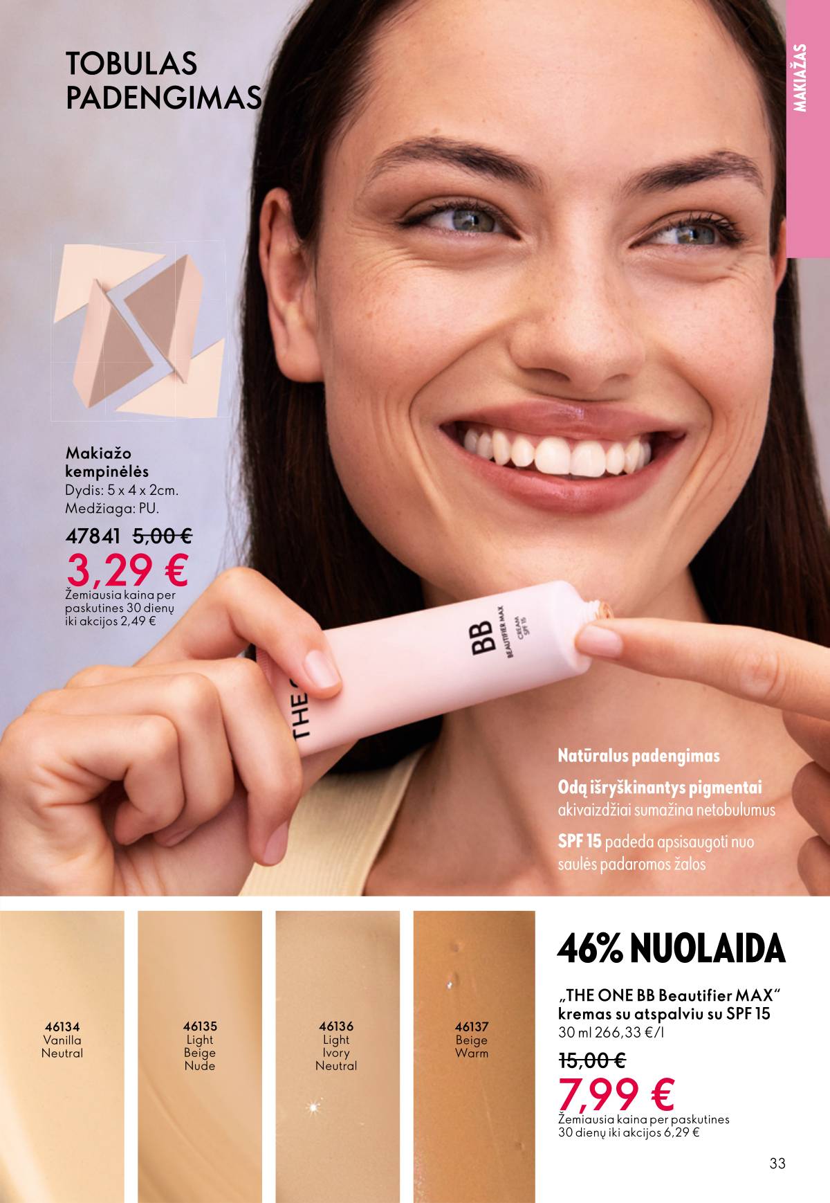 Oriflame - Oriflame akcijų katalogas 33 puslapis