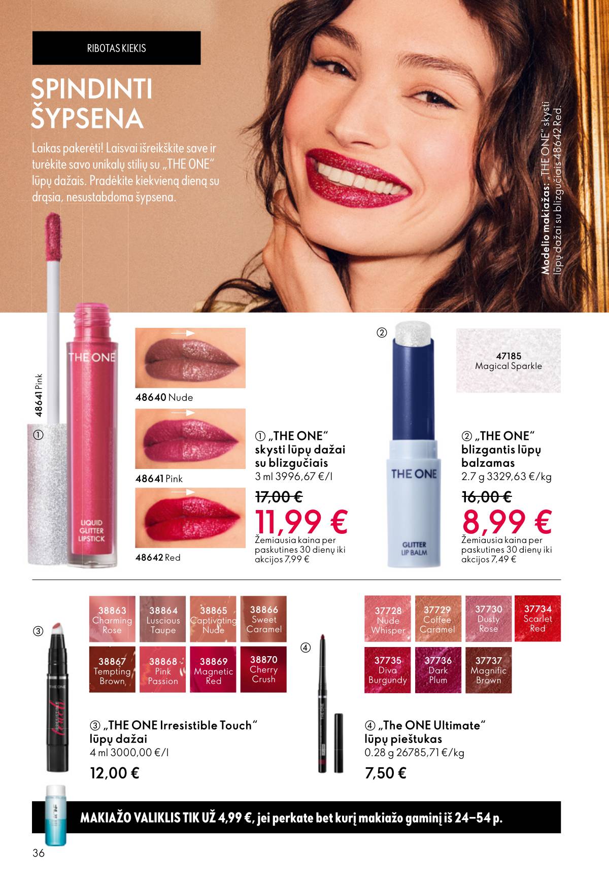 Oriflame - Oriflame akcijų katalogas 36 puslapis