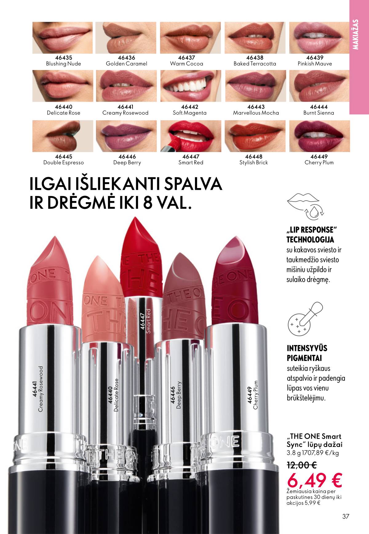 Oriflame - Oriflame akcijų katalogas 37 puslapis