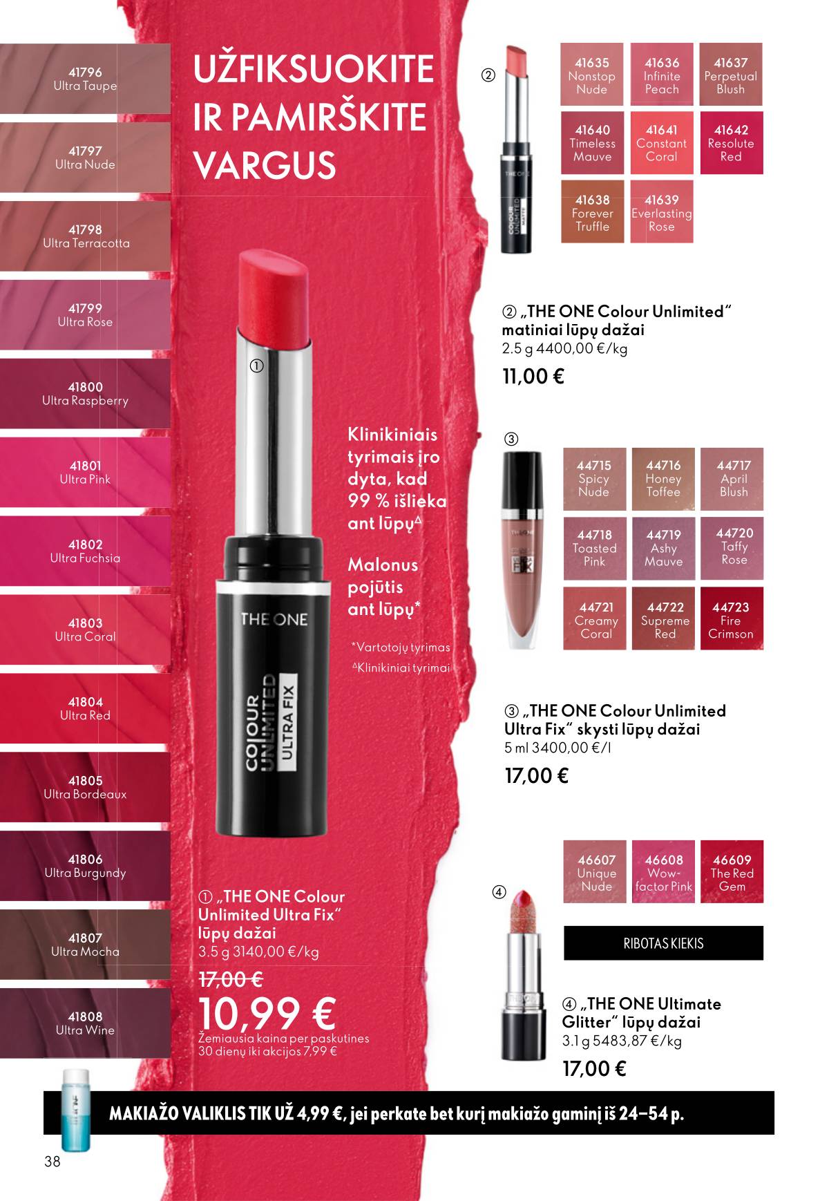 Oriflame - Oriflame akcijų katalogas 38 puslapis