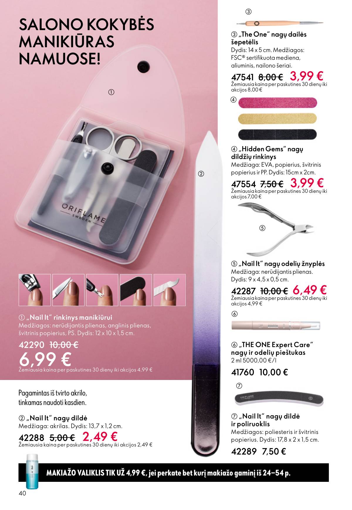 Oriflame - Oriflame akcijų katalogas 40 puslapis