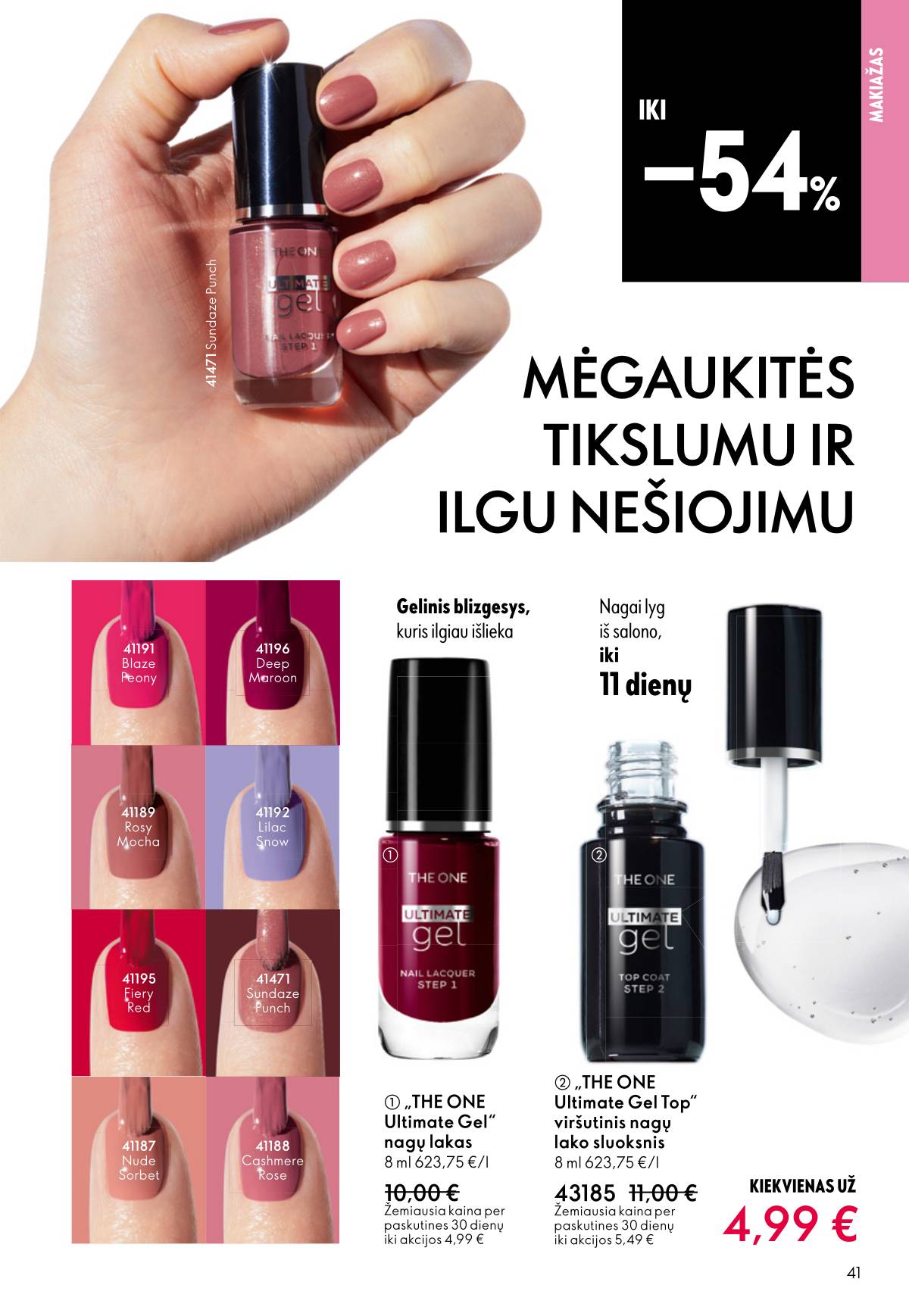 Oriflame - Oriflame akcijų katalogas 41 puslapis