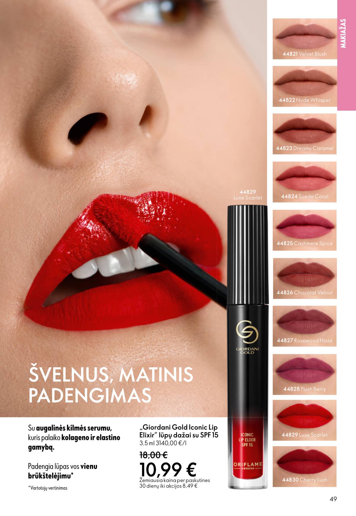 Oriflame - Oriflame akcijų katalogas 49 puslapis