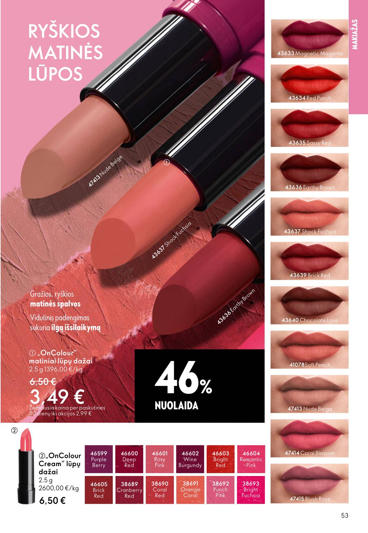 Oriflame - Oriflame akcijų katalogas 53 puslapis